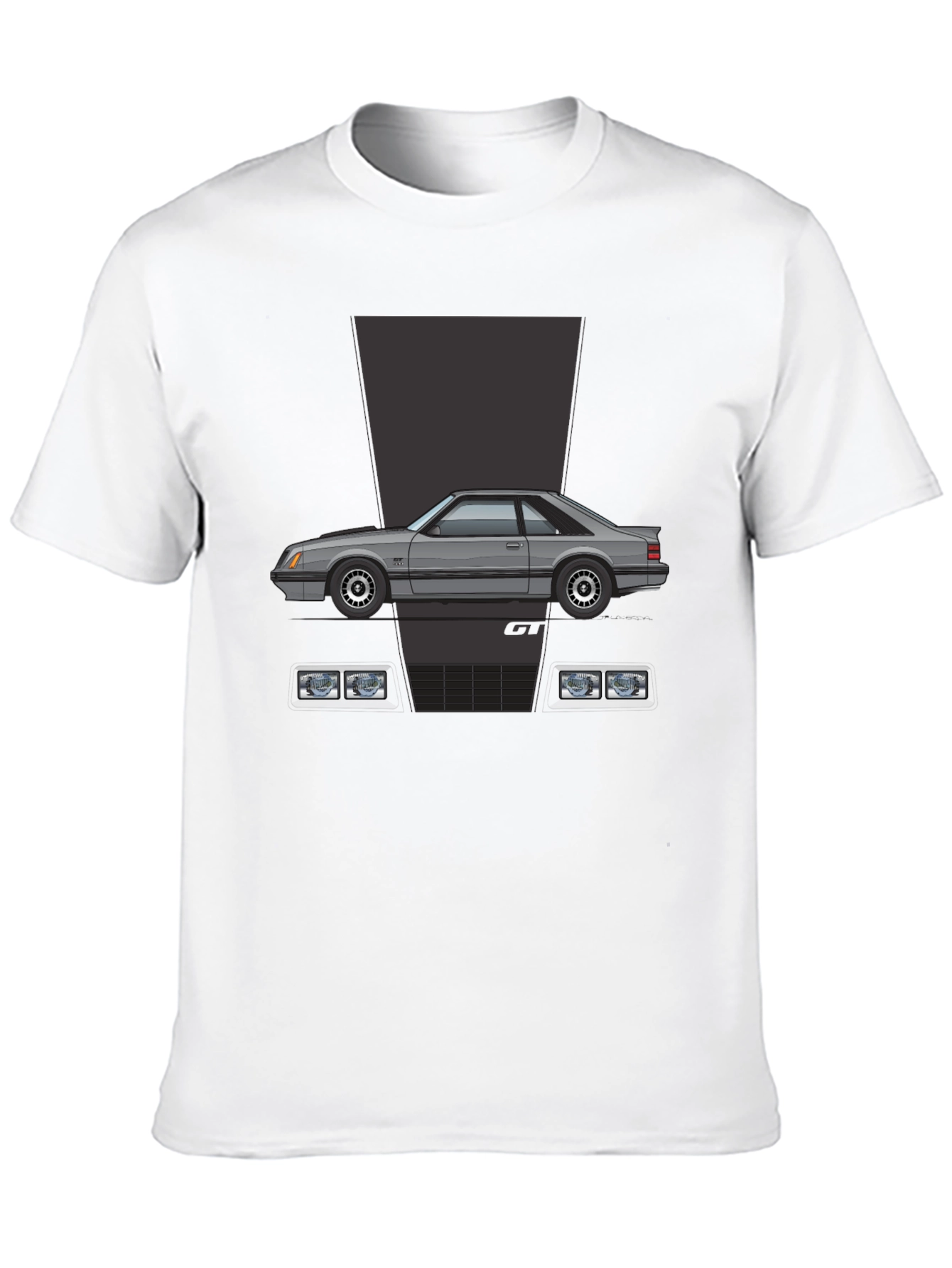 Fox Body Mustang T-Shirt - Retro Car Graphic Tee