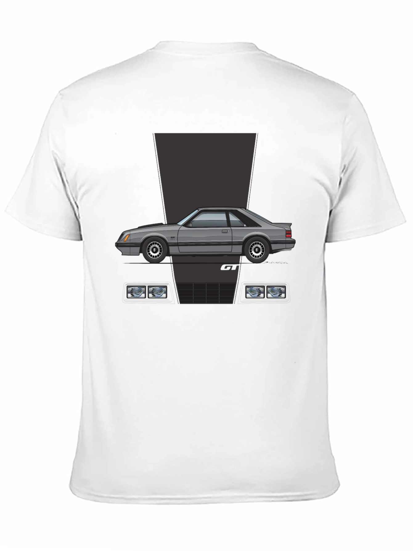 Fox Body Mustang T-Shirt - Retro Car Graphic Tee