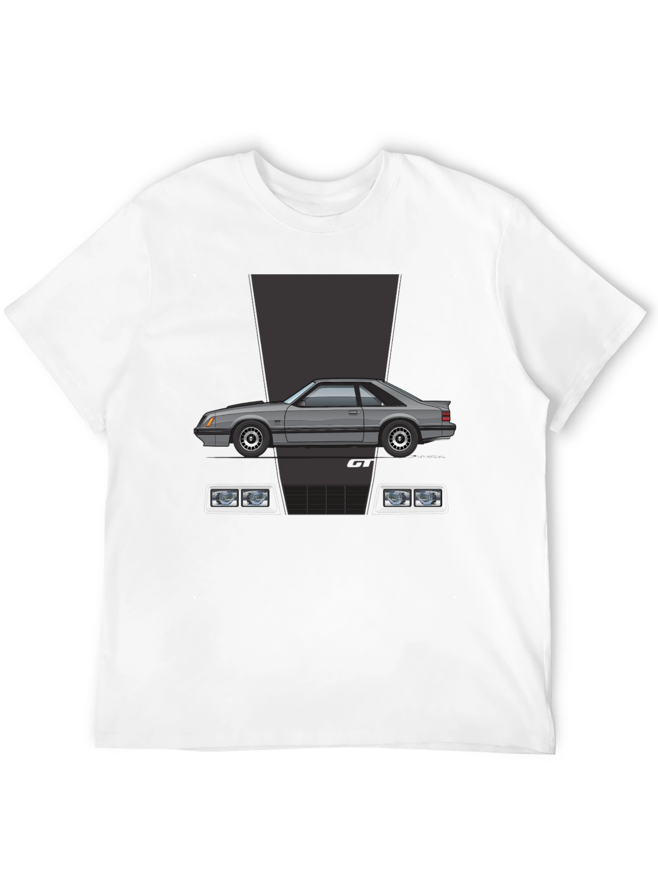 Fox Body Mustang T-Shirt - Retro Car Graphic Tee