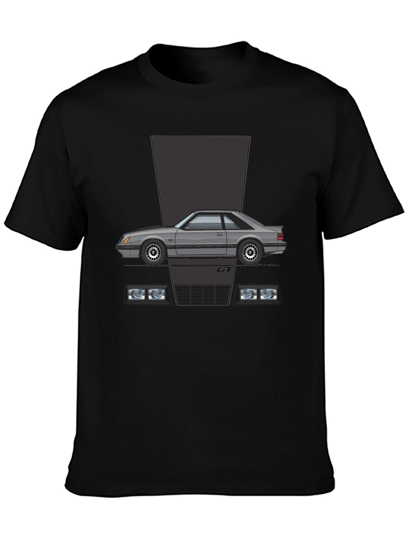 Fox Body Mustang T-Shirt - Retro Car Graphic Tee