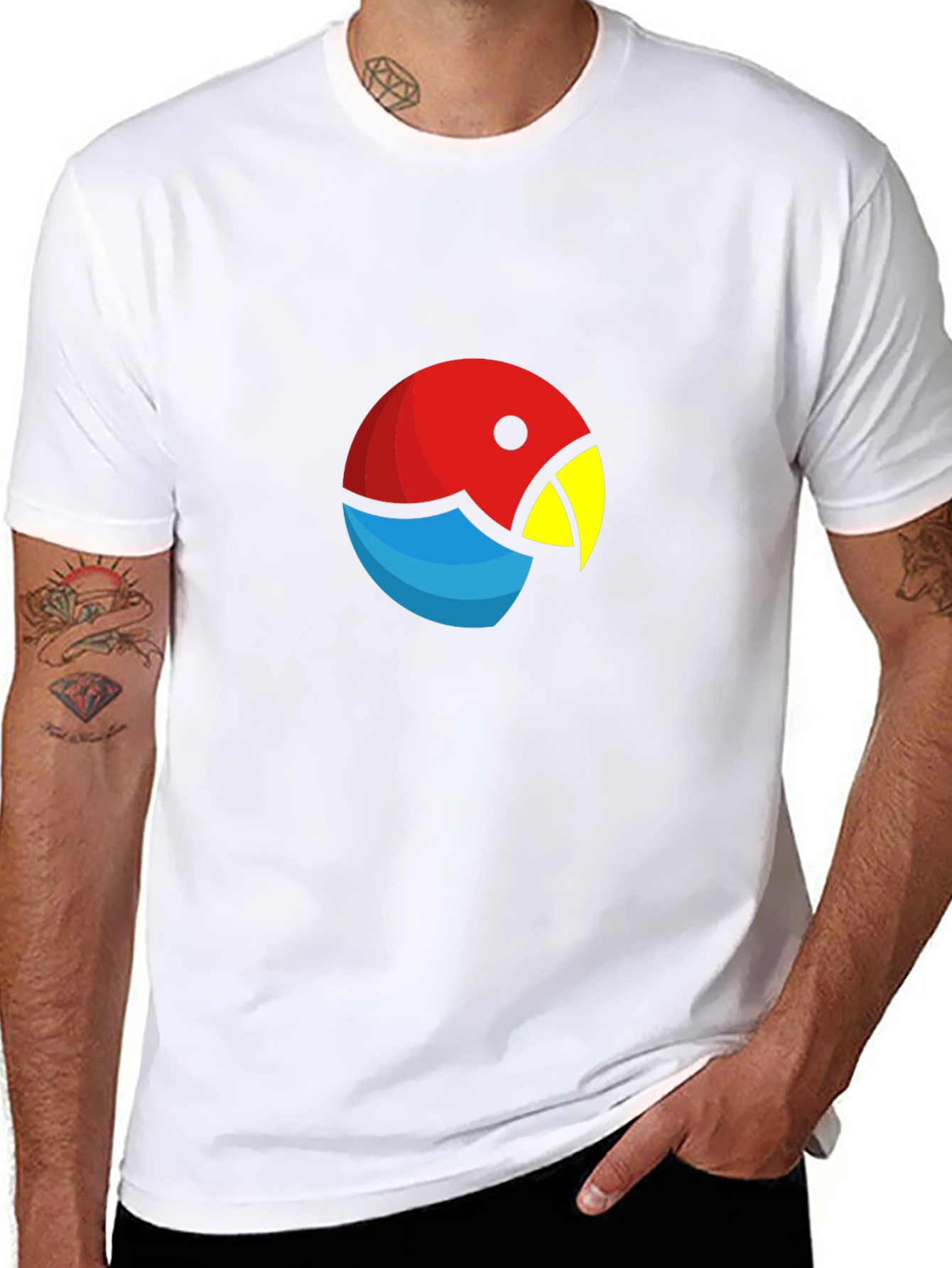 Parrot Logo T-Shirt - Vibrant Graphic Tee