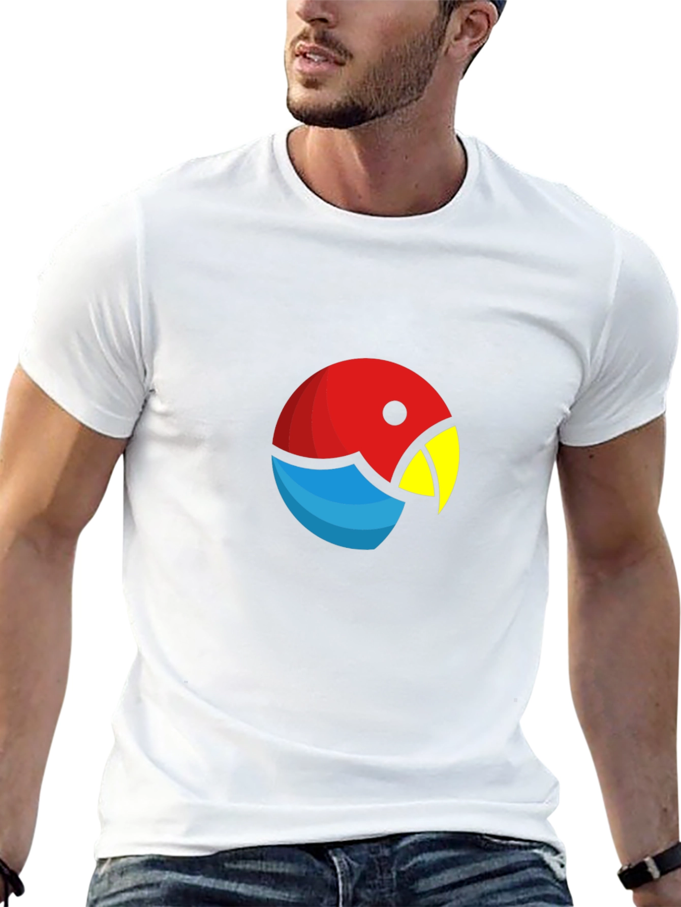 Parrot Logo T-Shirt - Vibrant Graphic Tee