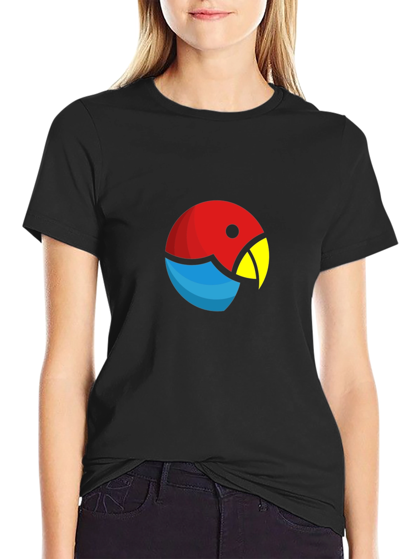 Parrot Logo T-Shirt - Vibrant Graphic Tee