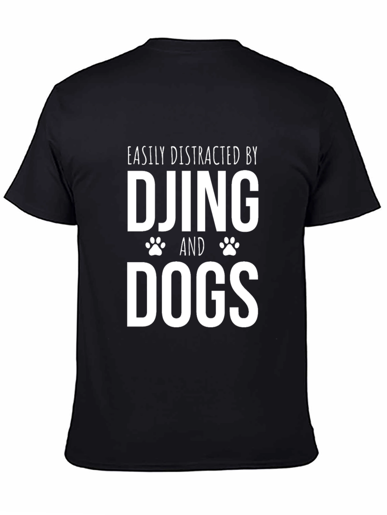 Easily Distracted By DJing and Dogs T-Shirt