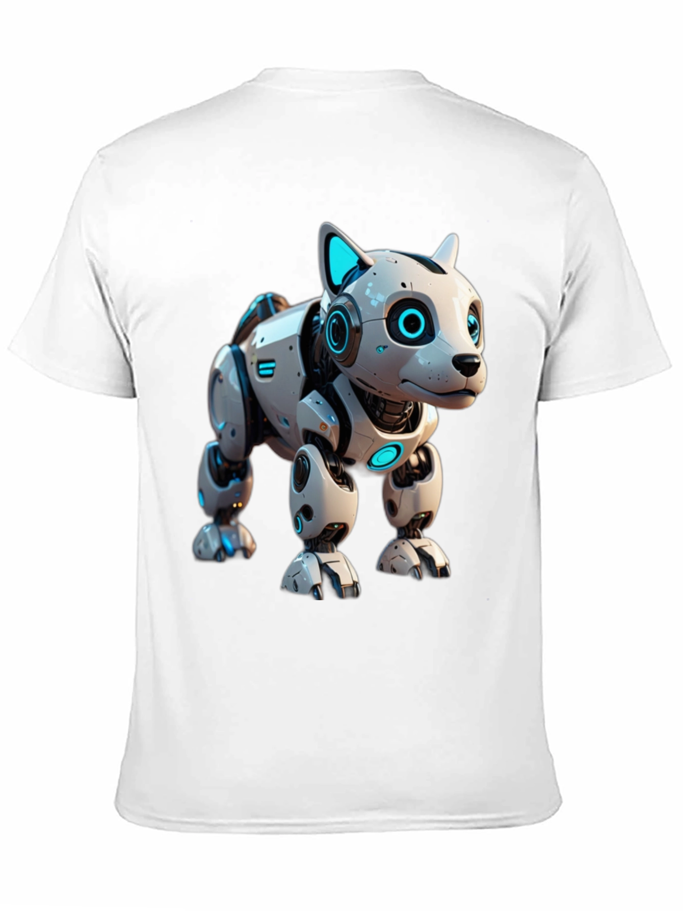 Robotic Pet T-Shirt - Sci-Fi Dog Design