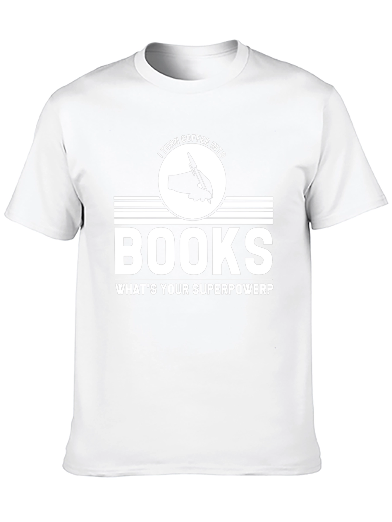 Coffee to Books Superpower Tee