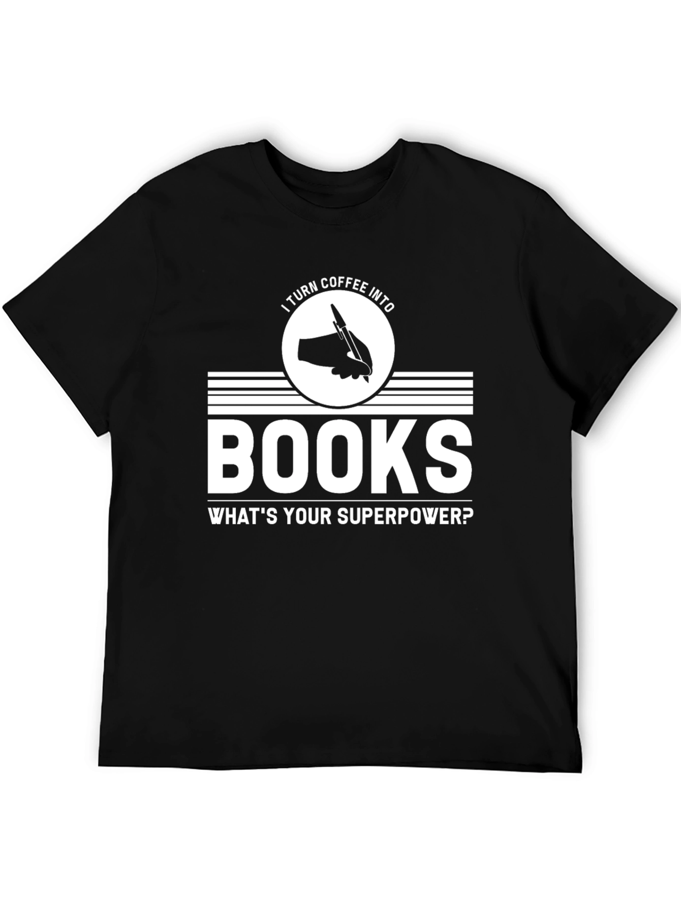 Coffee to Books Superpower Tee