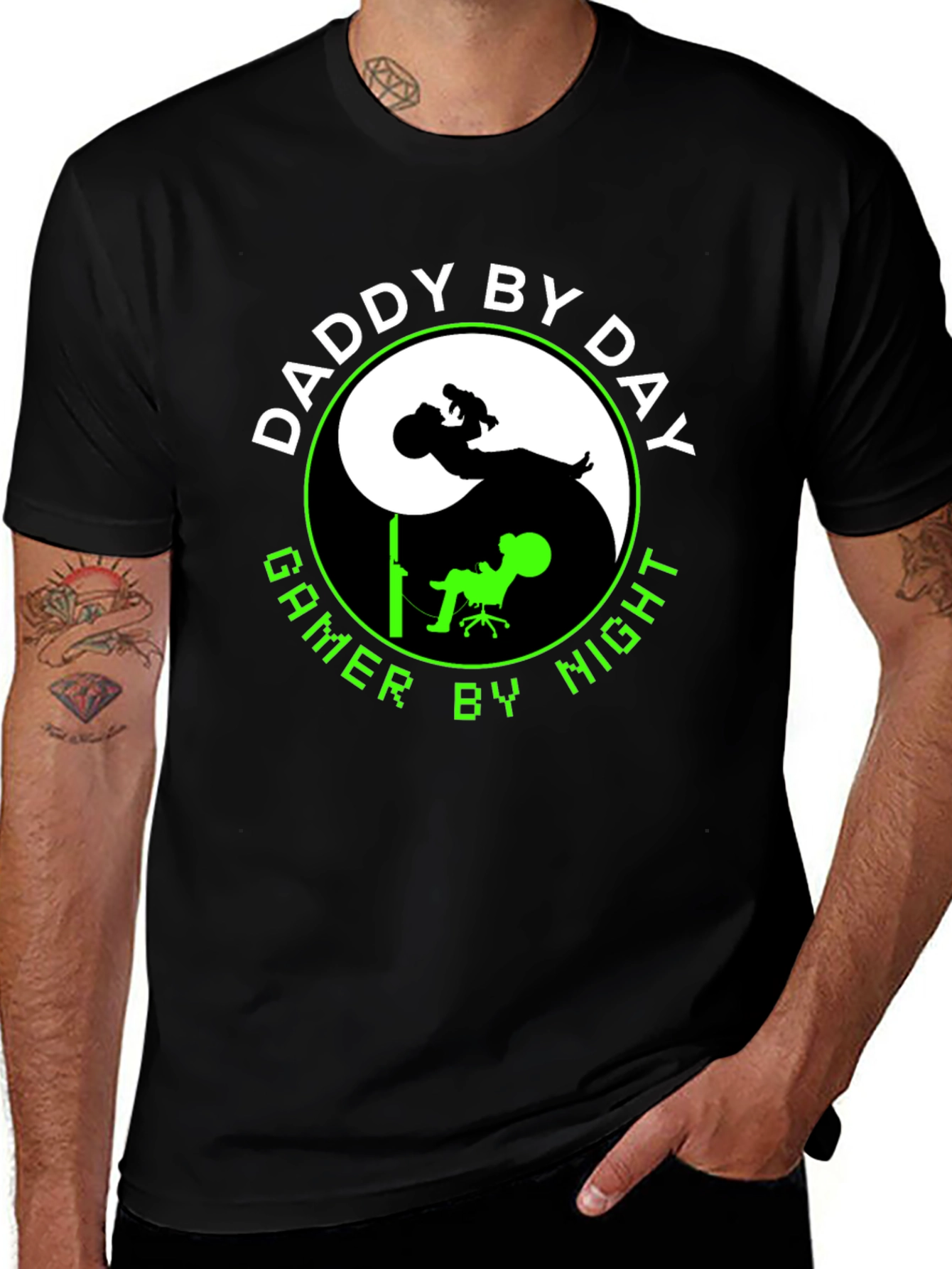 Daddy By Day Gamer By Night T-Shirt