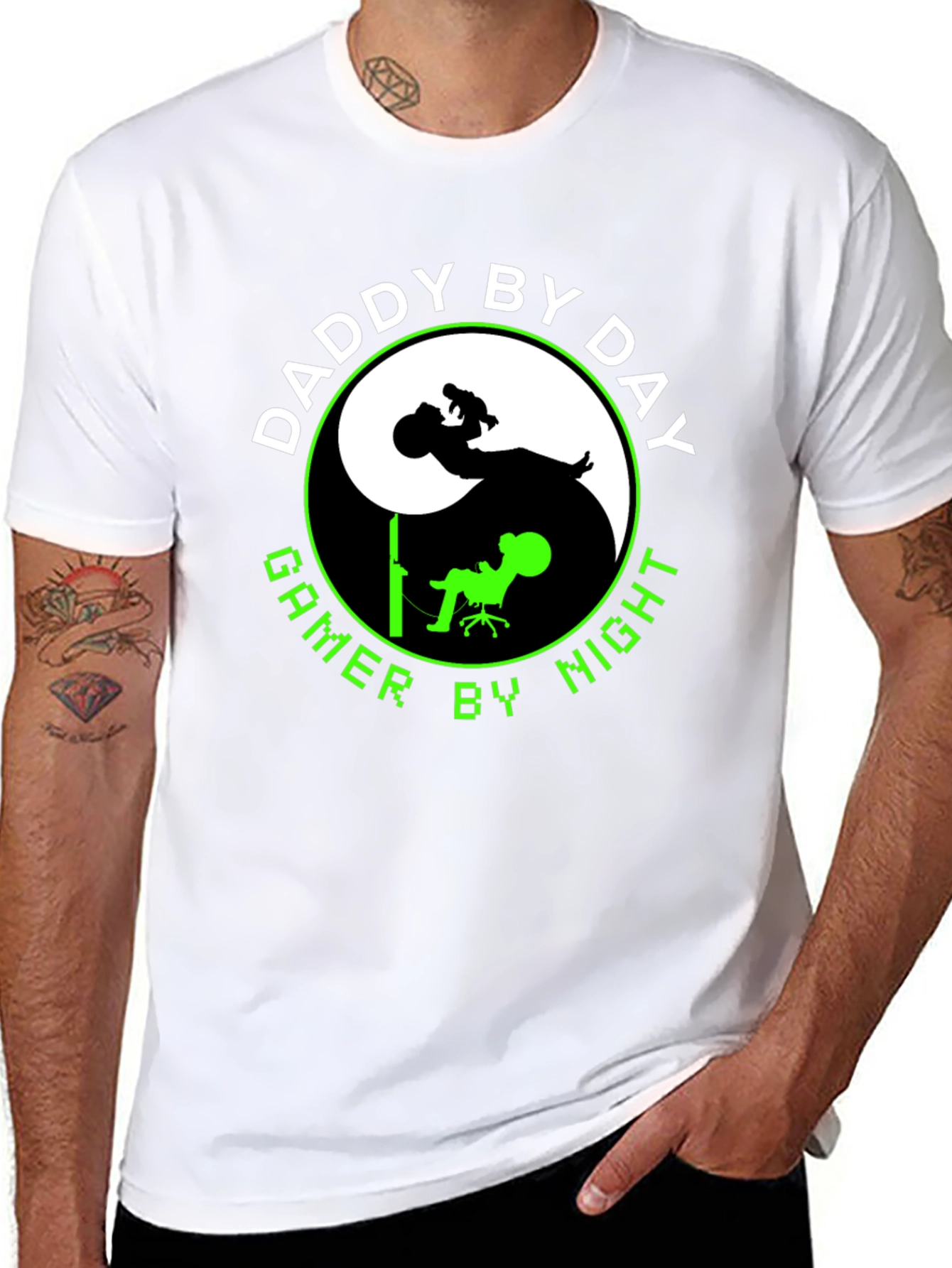Daddy By Day Gamer By Night T-Shirt