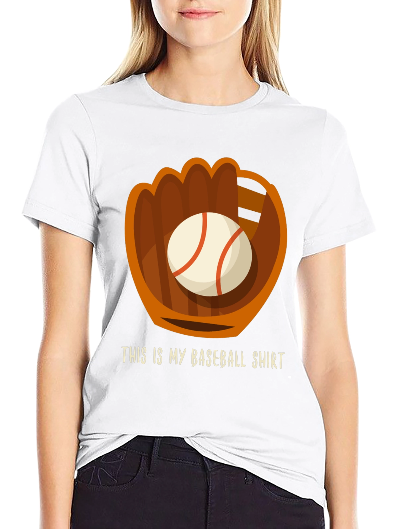 Baseball Glove T-Shirt - This is my baseball shirt