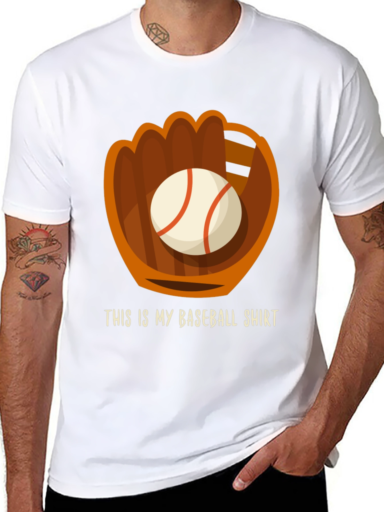 Baseball Glove T-Shirt - This is my baseball shirt