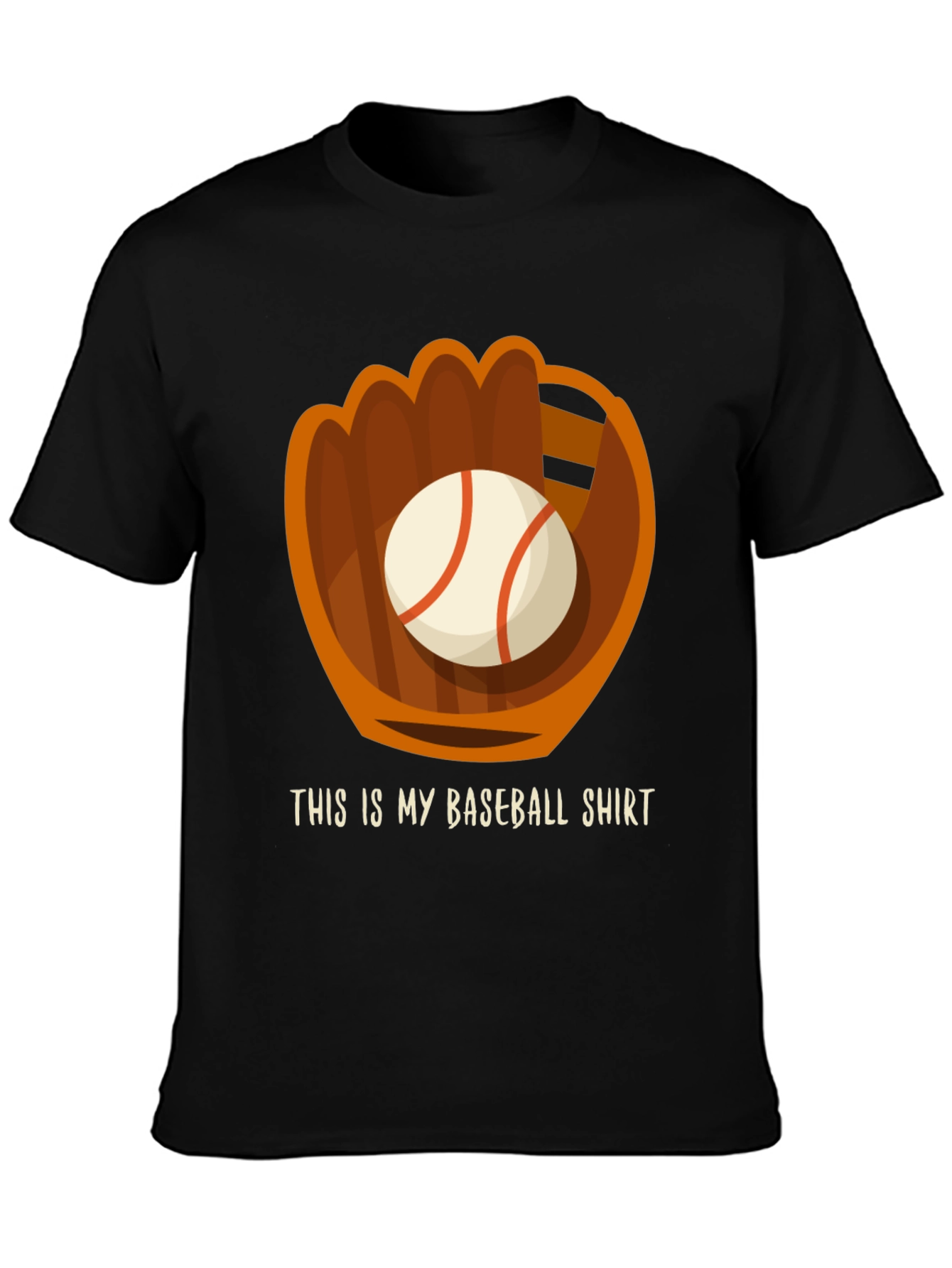 Baseball Glove T-Shirt - This is my baseball shirt