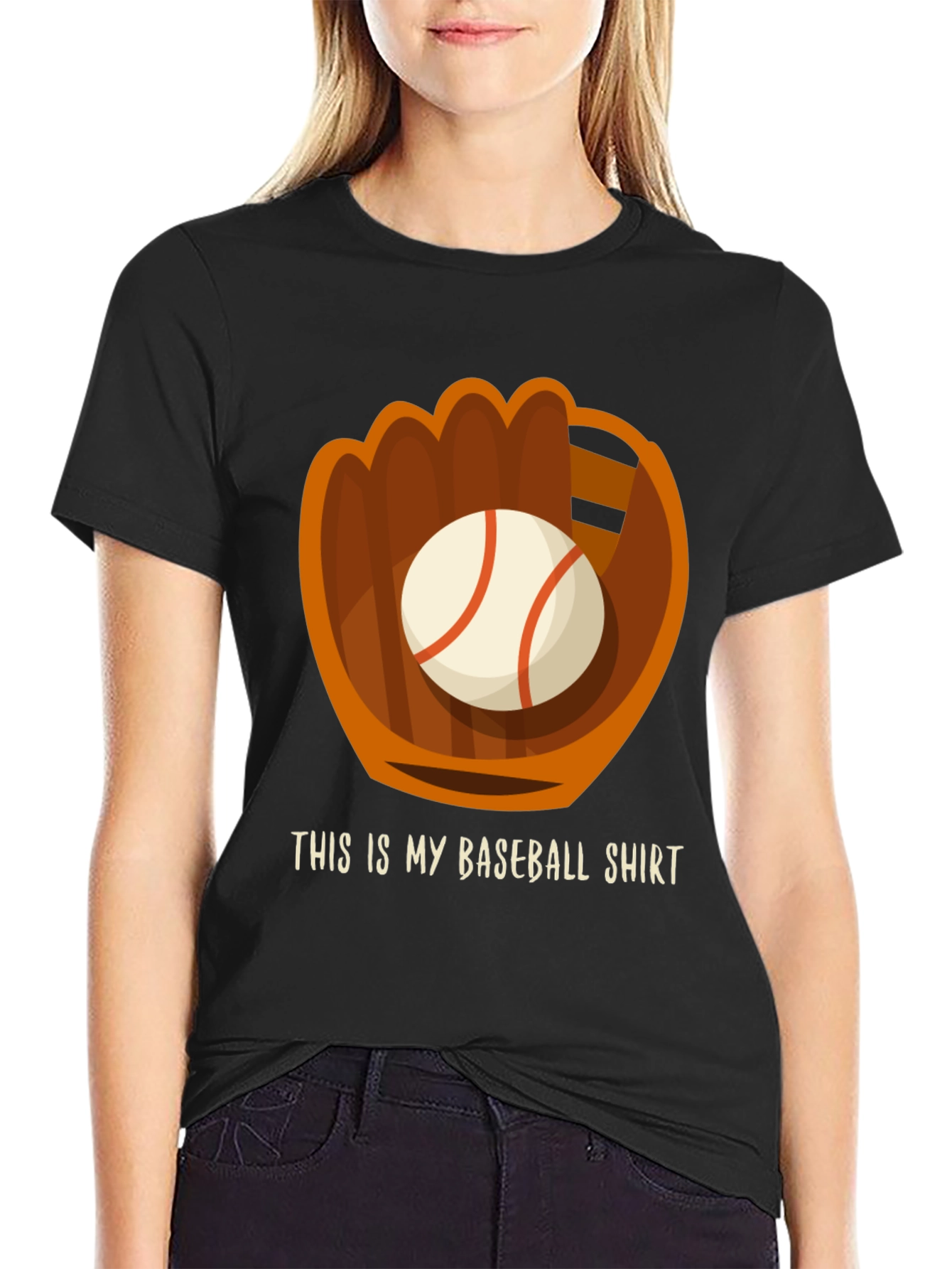 Baseball Glove T-Shirt - This is my baseball shirt