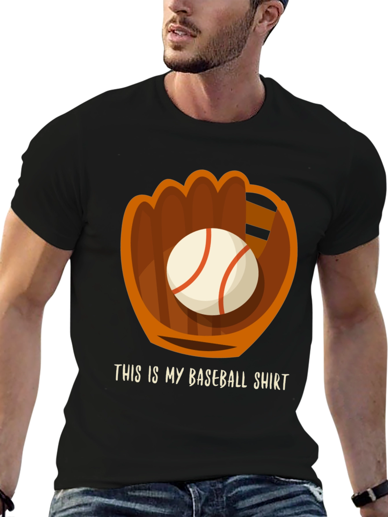Baseball Glove T-Shirt - This is my baseball shirt