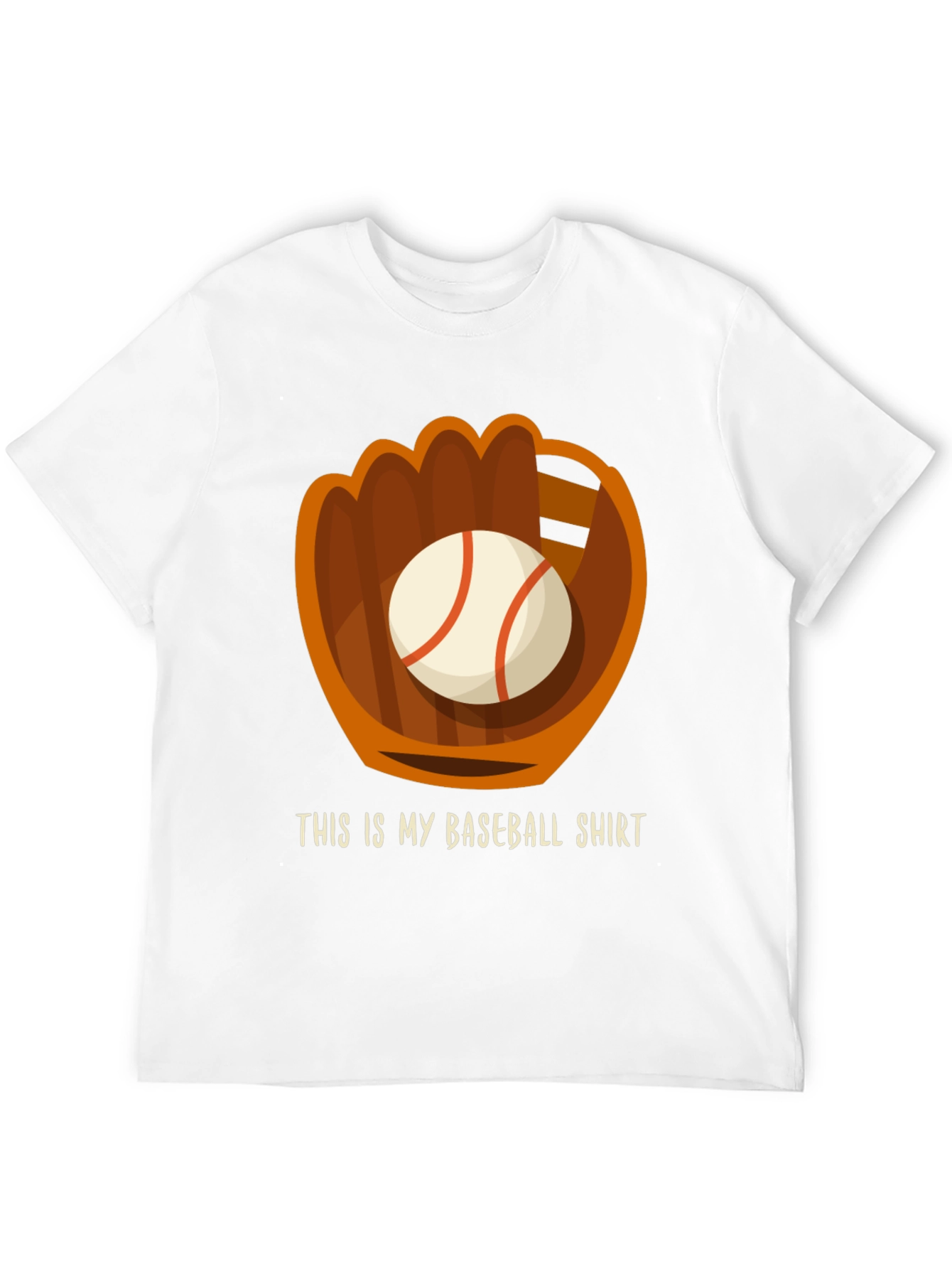 Baseball Glove T-Shirt - This is my baseball shirt