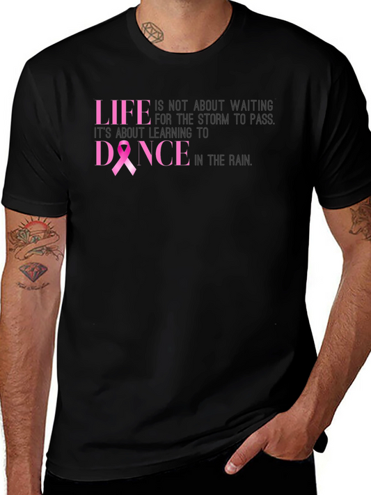Life Dance in the Rain Black T-Shirt