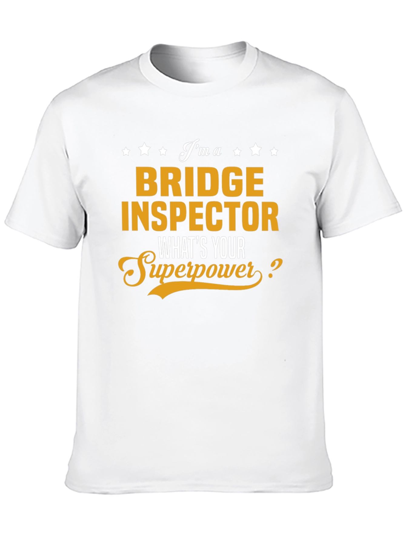 Bridge Inspector Superpower Black T-Shirt