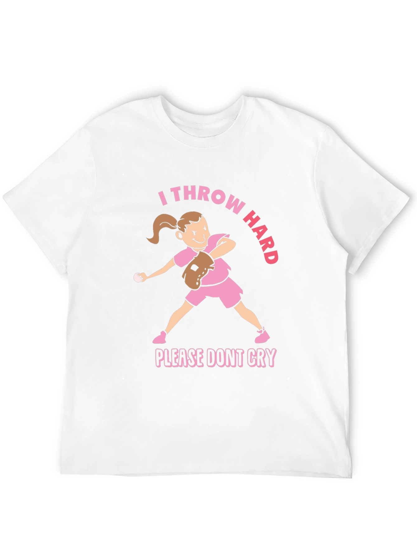 I Throw Hard T-Shirt