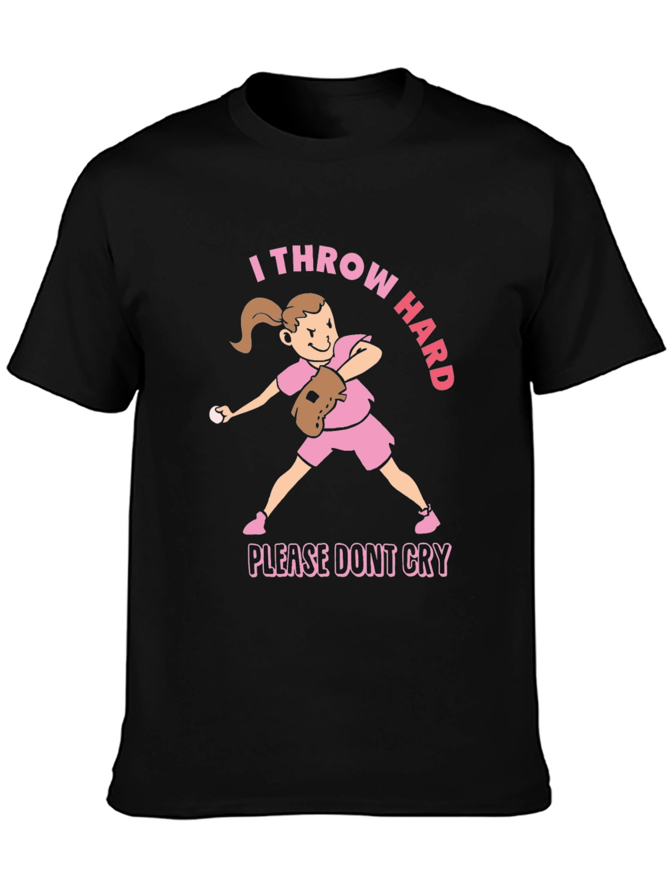 I Throw Hard T-Shirt