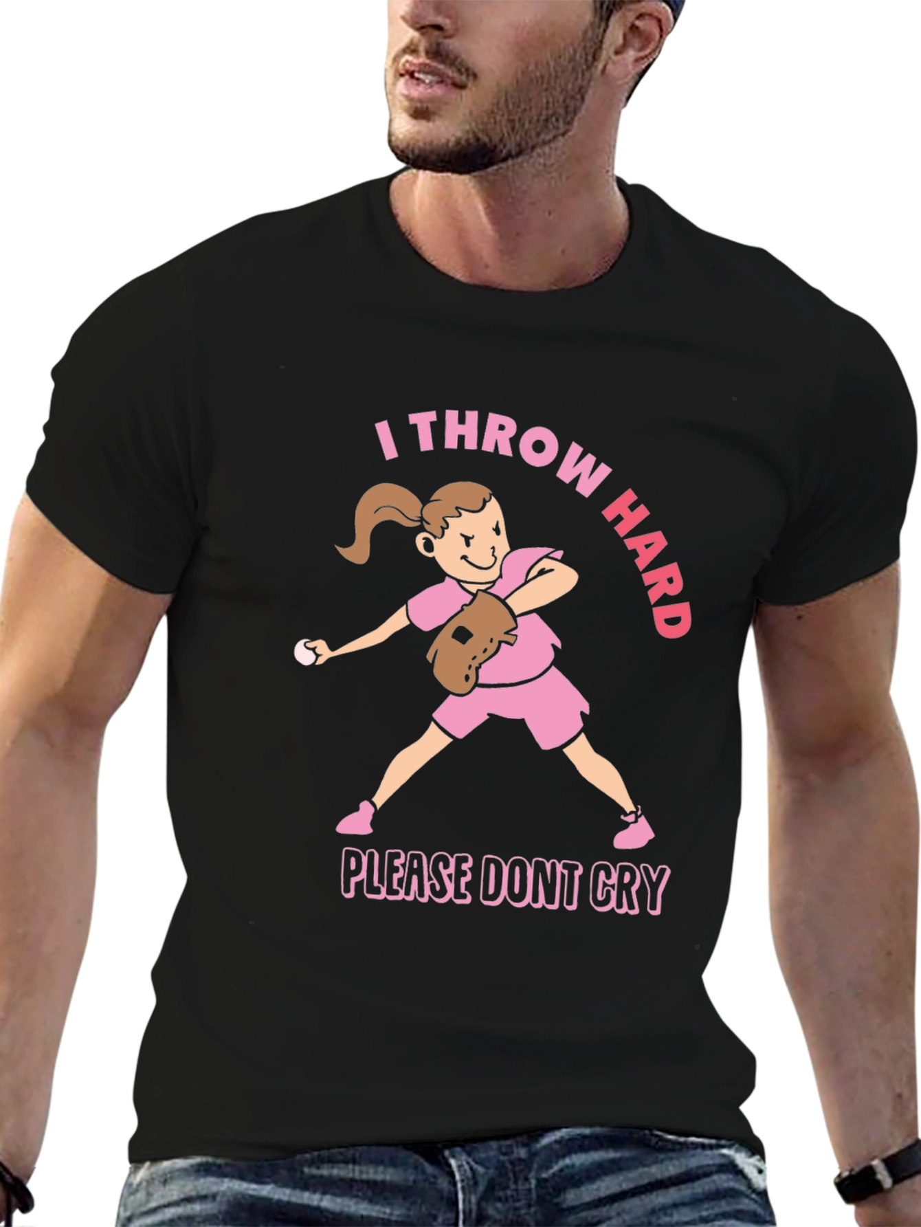 I Throw Hard T-Shirt