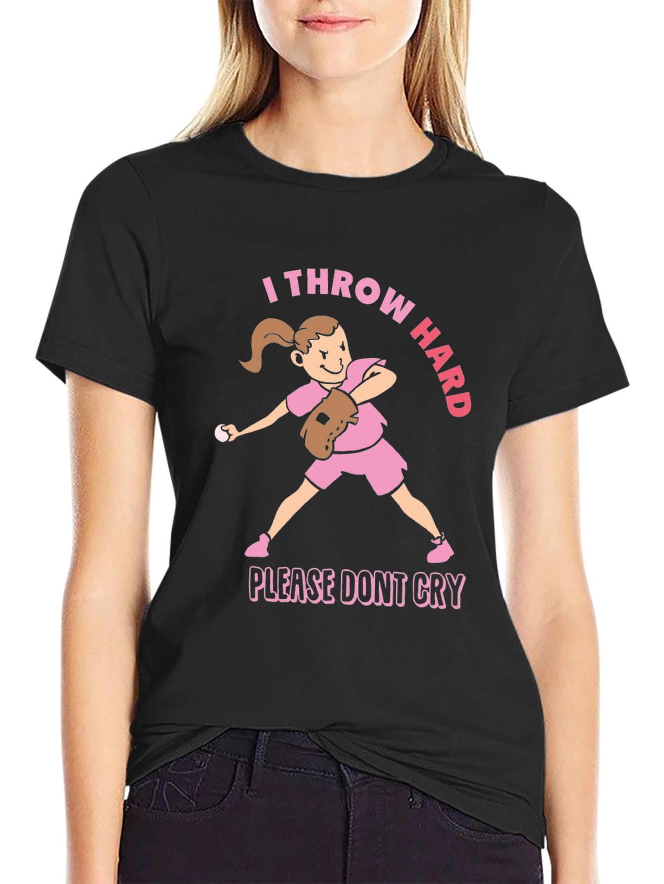 I Throw Hard T-Shirt