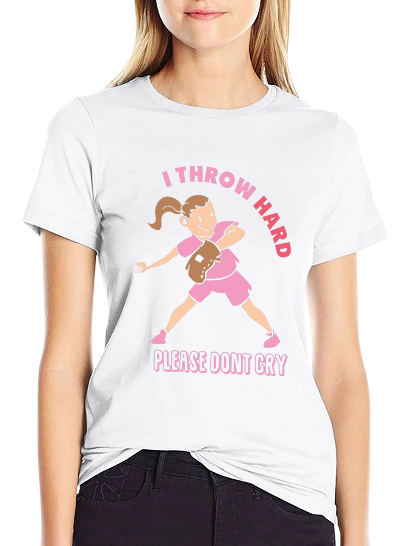 I Throw Hard T-Shirt