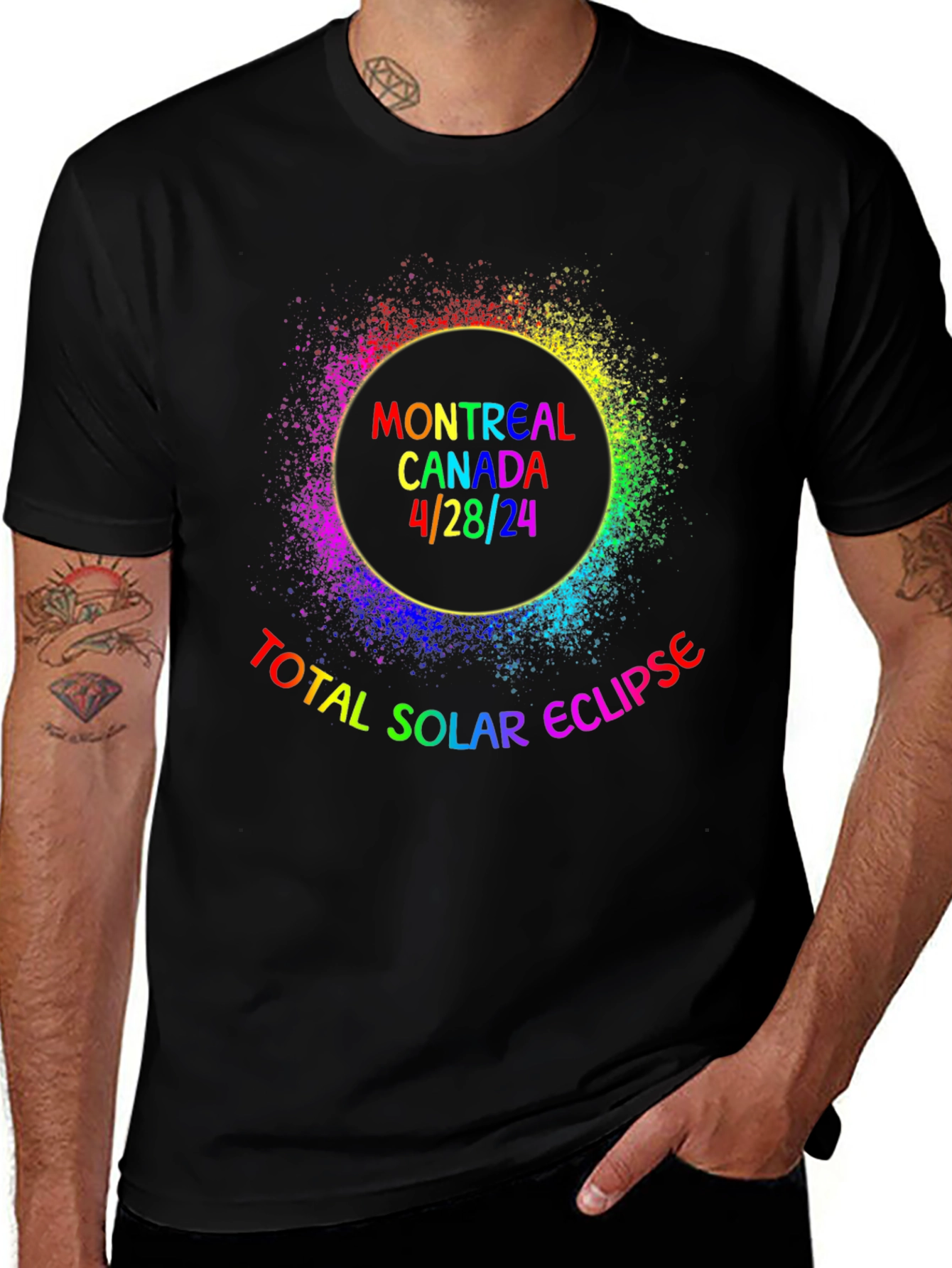 Montreal Canada Solar Eclipse 4/28/24 T-Shirt