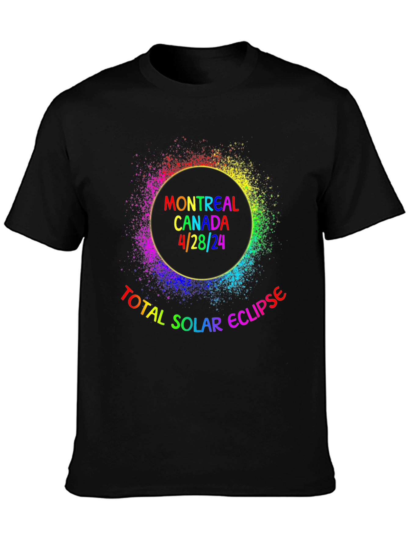 Montreal Canada Solar Eclipse 4/28/24 T-Shirt