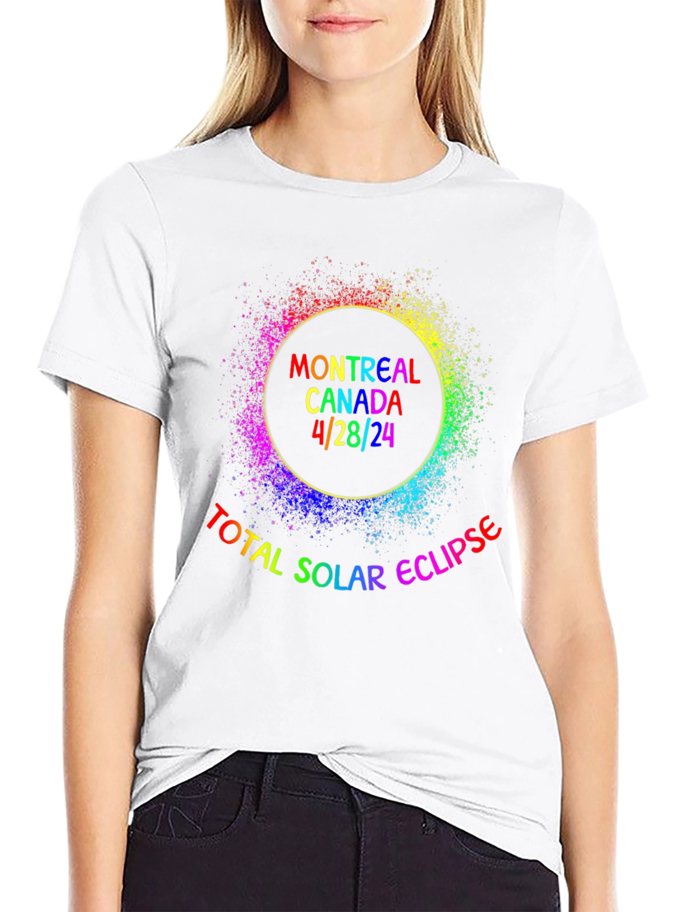 Montreal Canada Solar Eclipse 4/28/24 T-Shirt