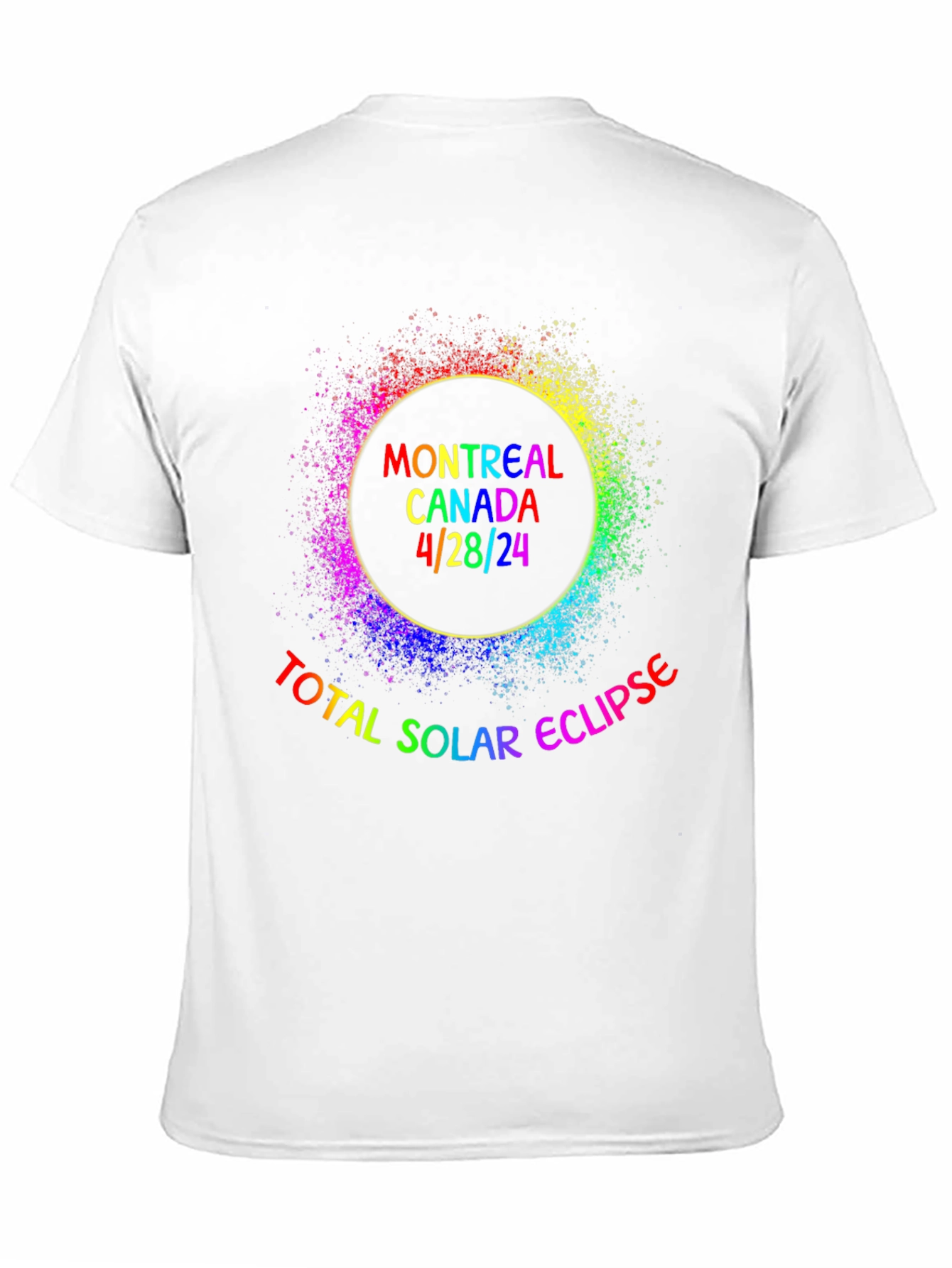 Montreal Canada Solar Eclipse 4/28/24 T-Shirt