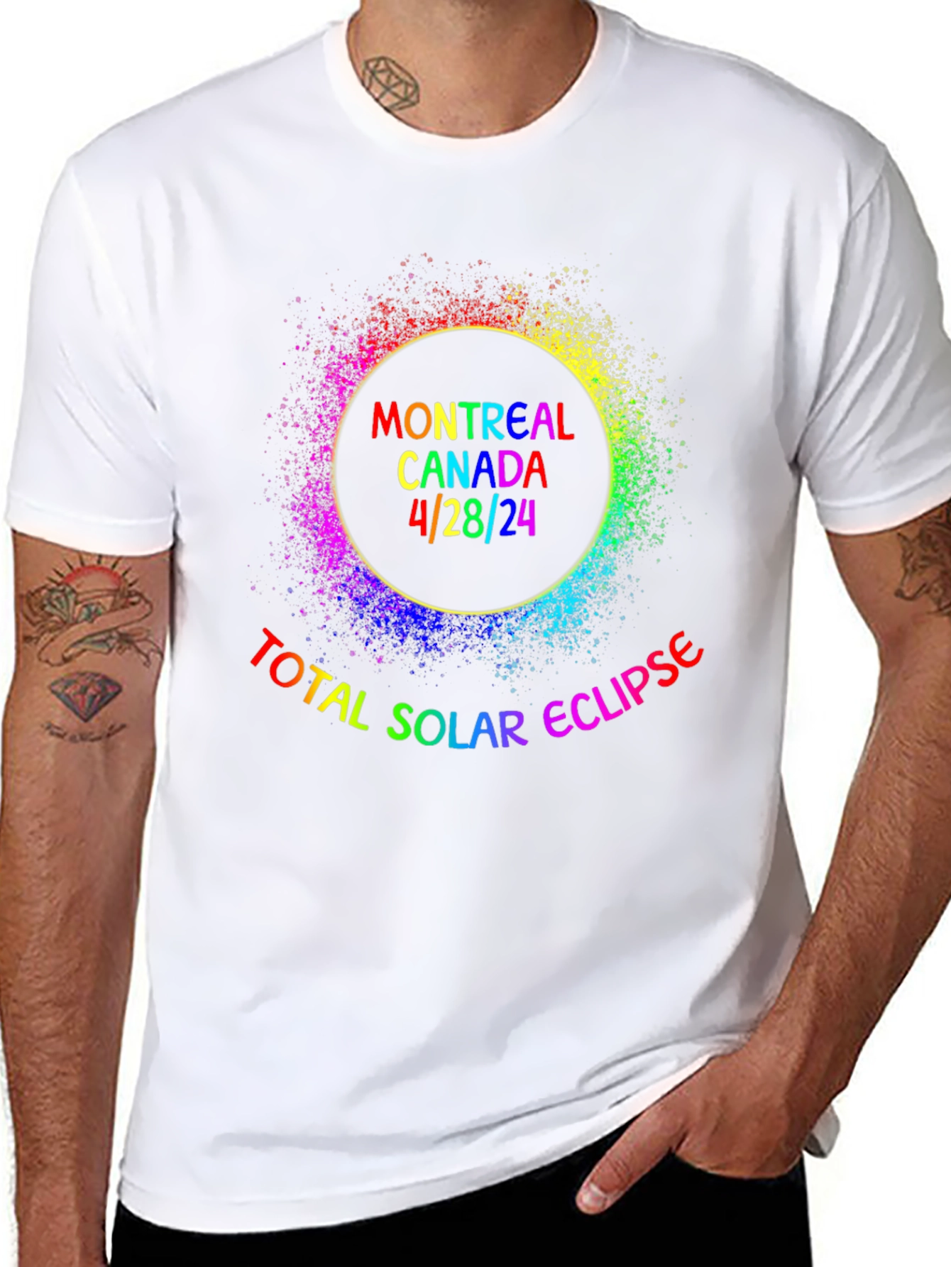 Montreal Canada Solar Eclipse 4/28/24 T-Shirt