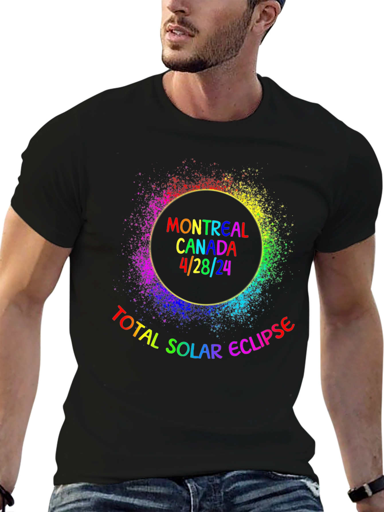 Montreal Canada Solar Eclipse 4/28/24 T-Shirt