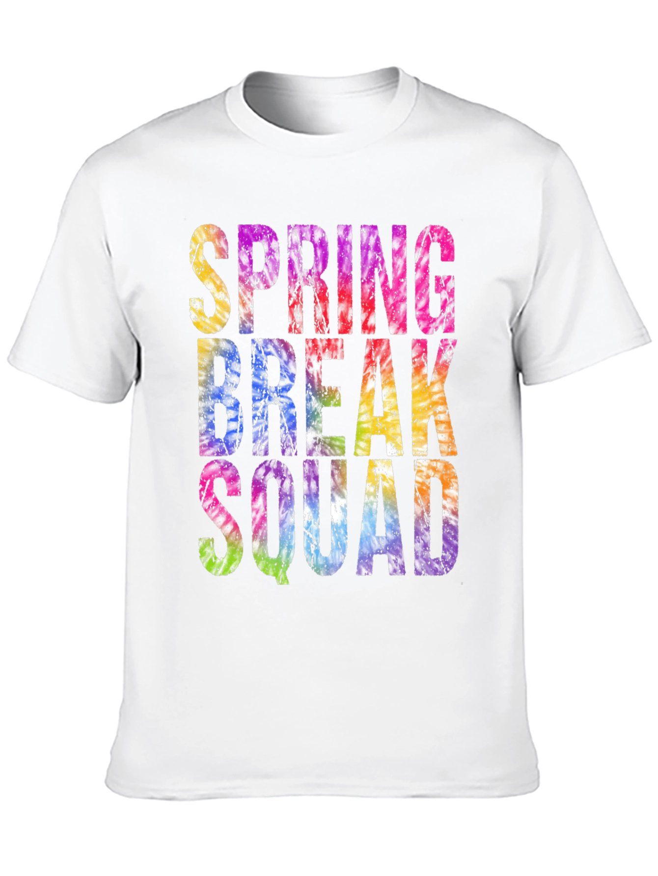Spring Break Squad Tie Dye Graphic Tee