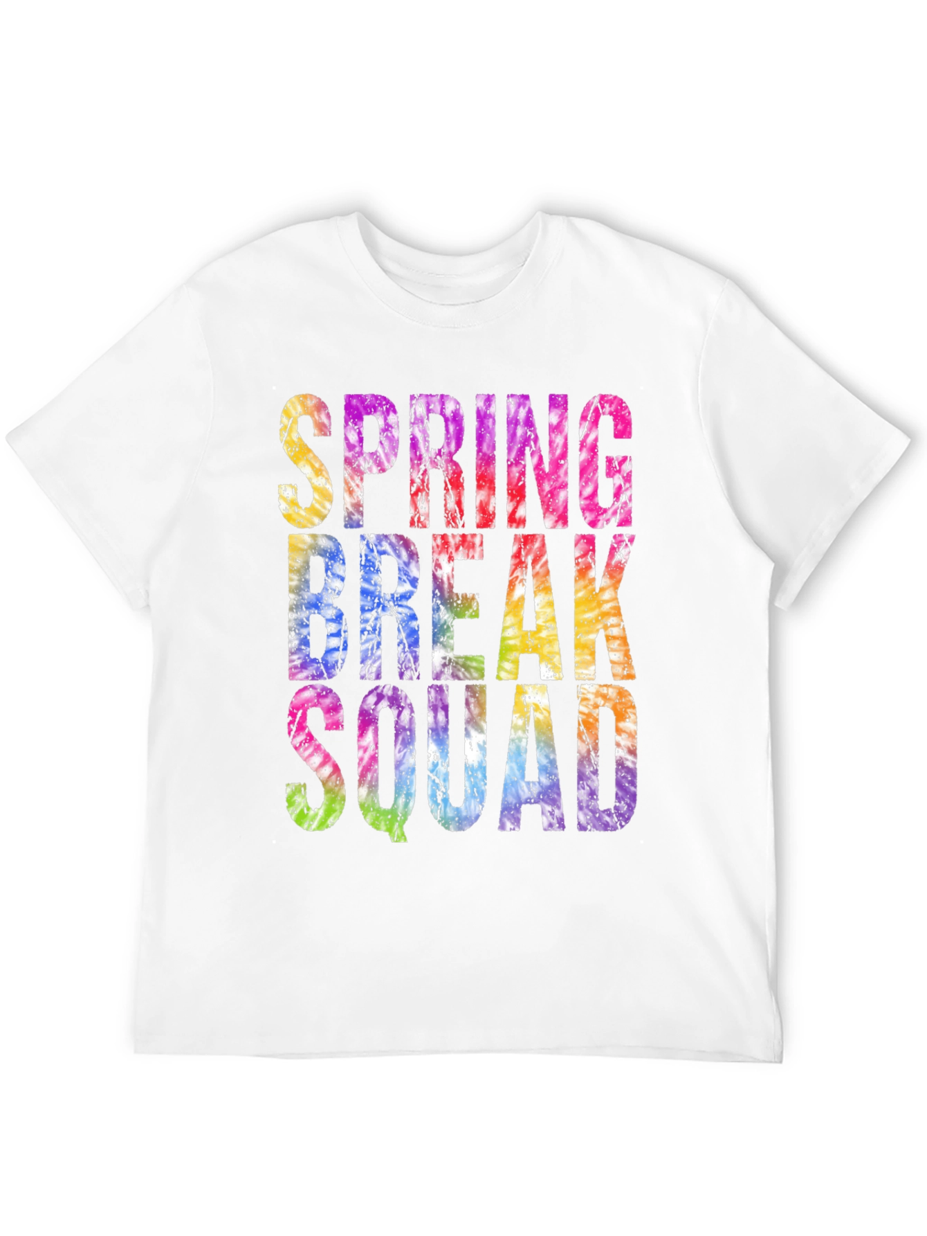 Spring Break Squad Tie Dye Graphic Tee