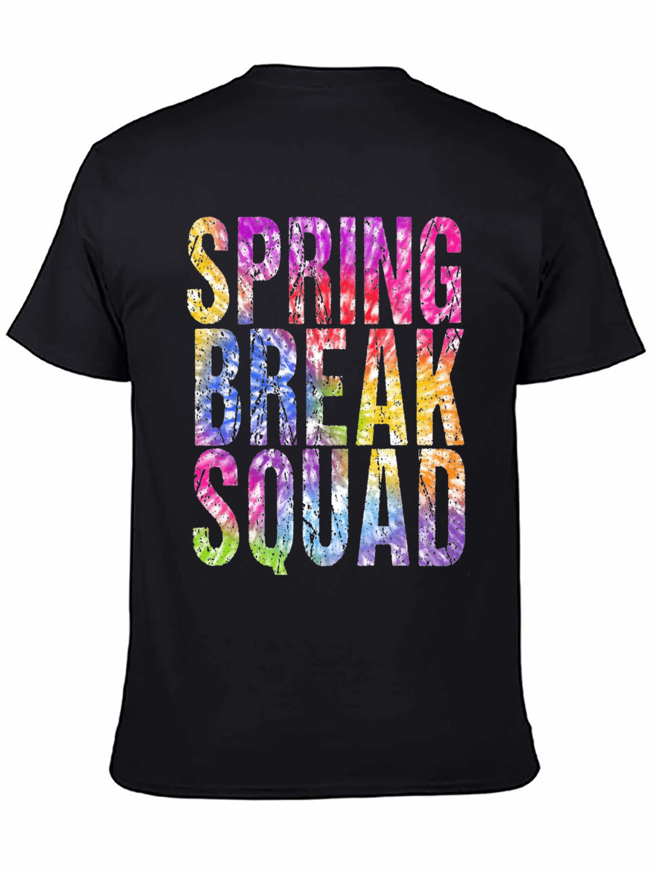 Spring Break Squad Tie Dye Graphic Tee
