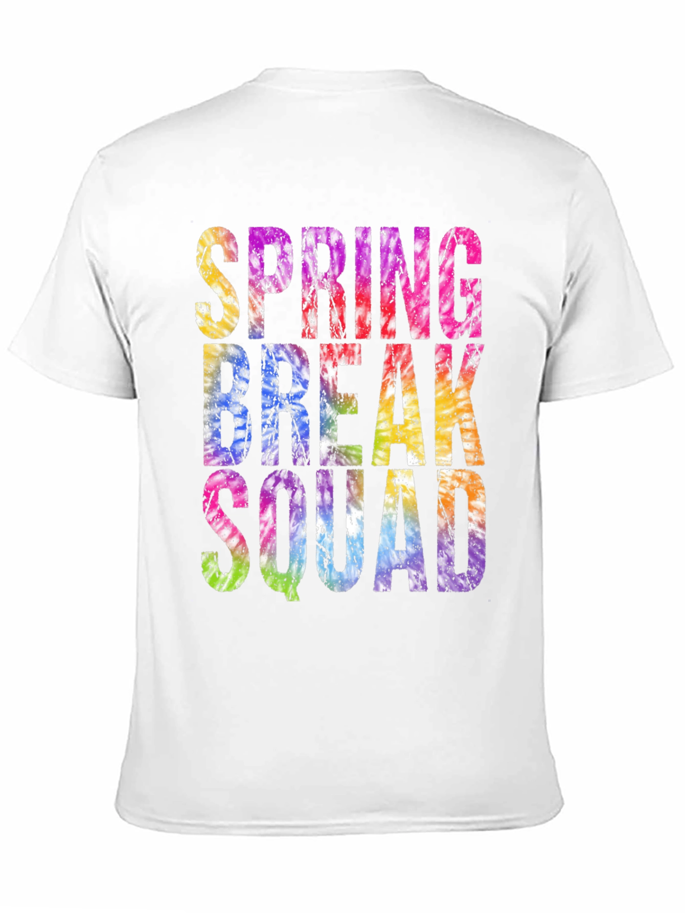 Spring Break Squad Tie Dye Graphic Tee