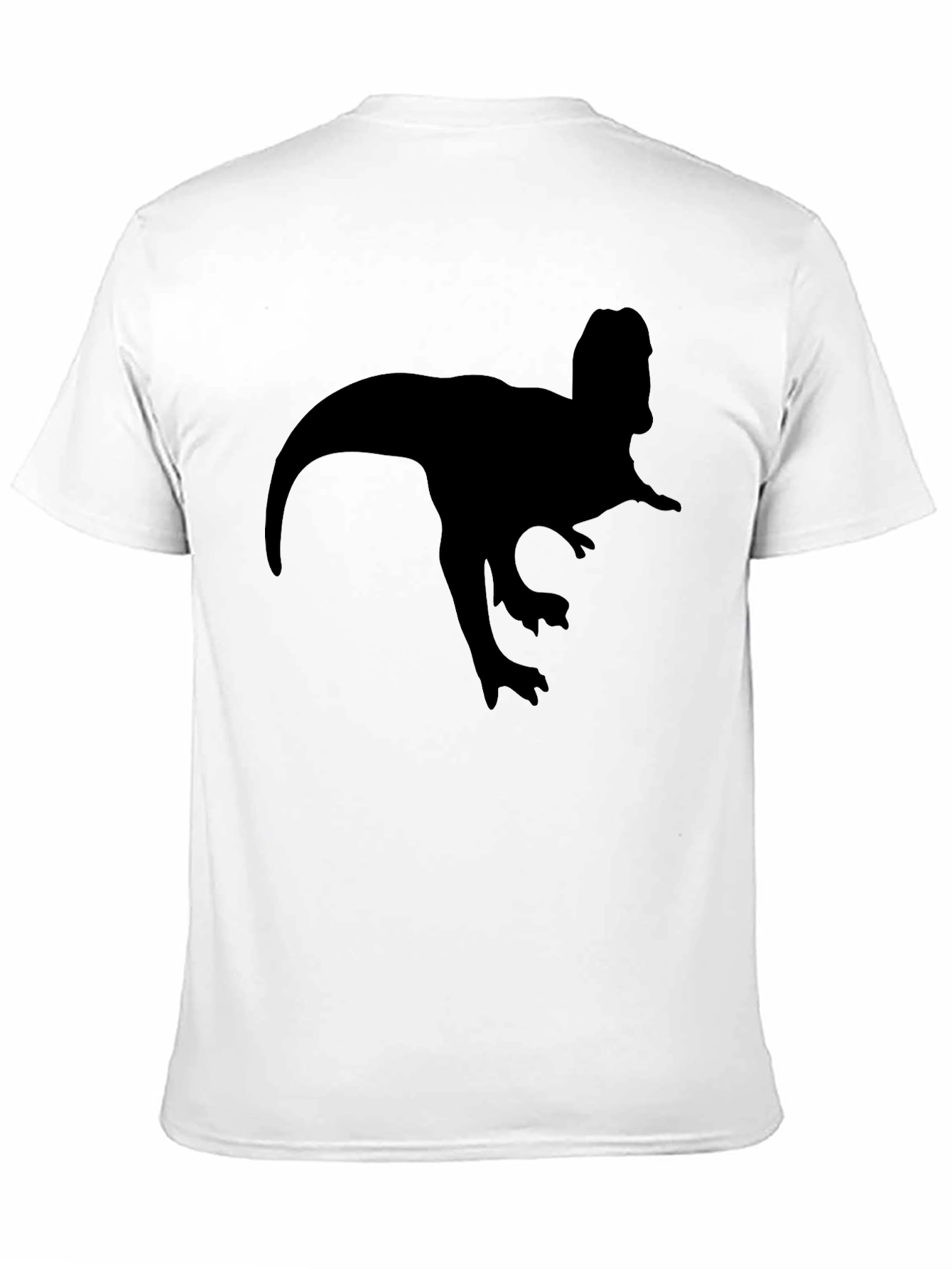 Dinosaur Silhouette T-Shirt - Classic Black Tee
