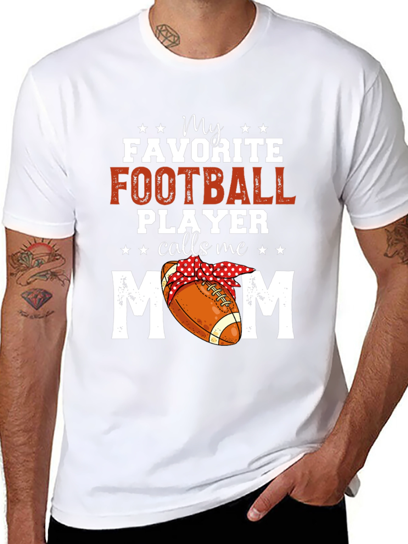 My Favorite Football Player Calls Me Mom T-Shirt