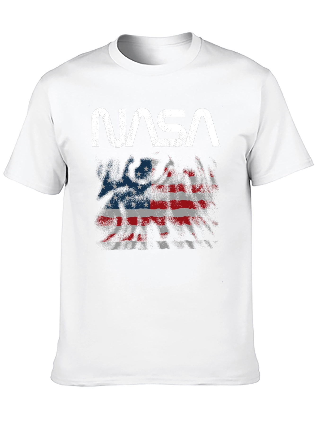 NASA American Flag Graphic T-Shirt