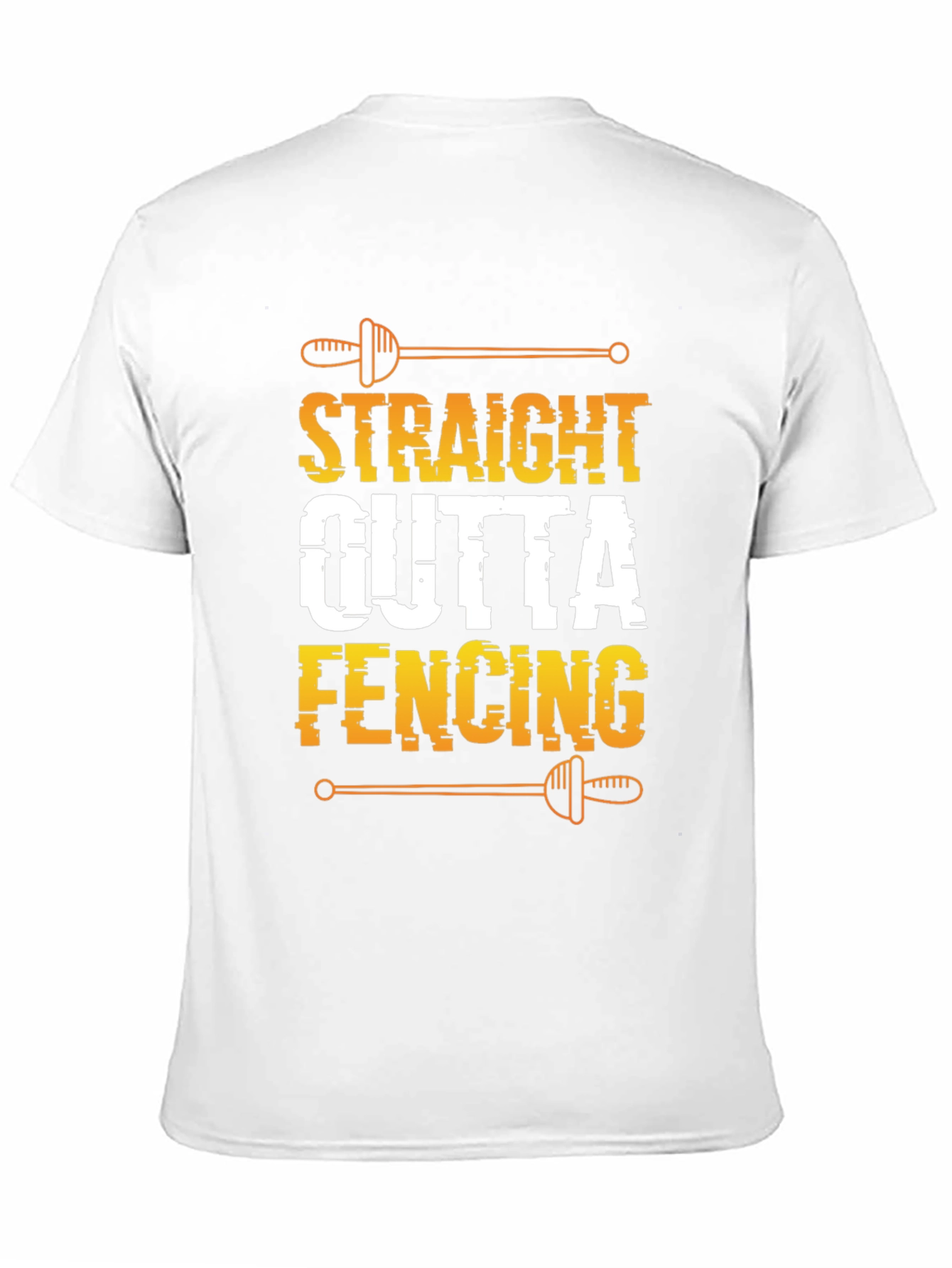 Straight Outta Fencing Black T-Shirt