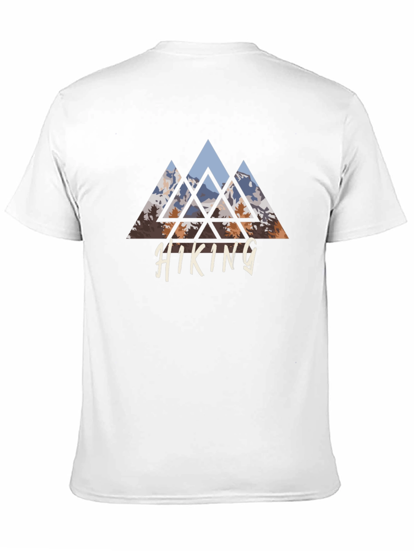 Hiking Mountain Graphic Tee - Black