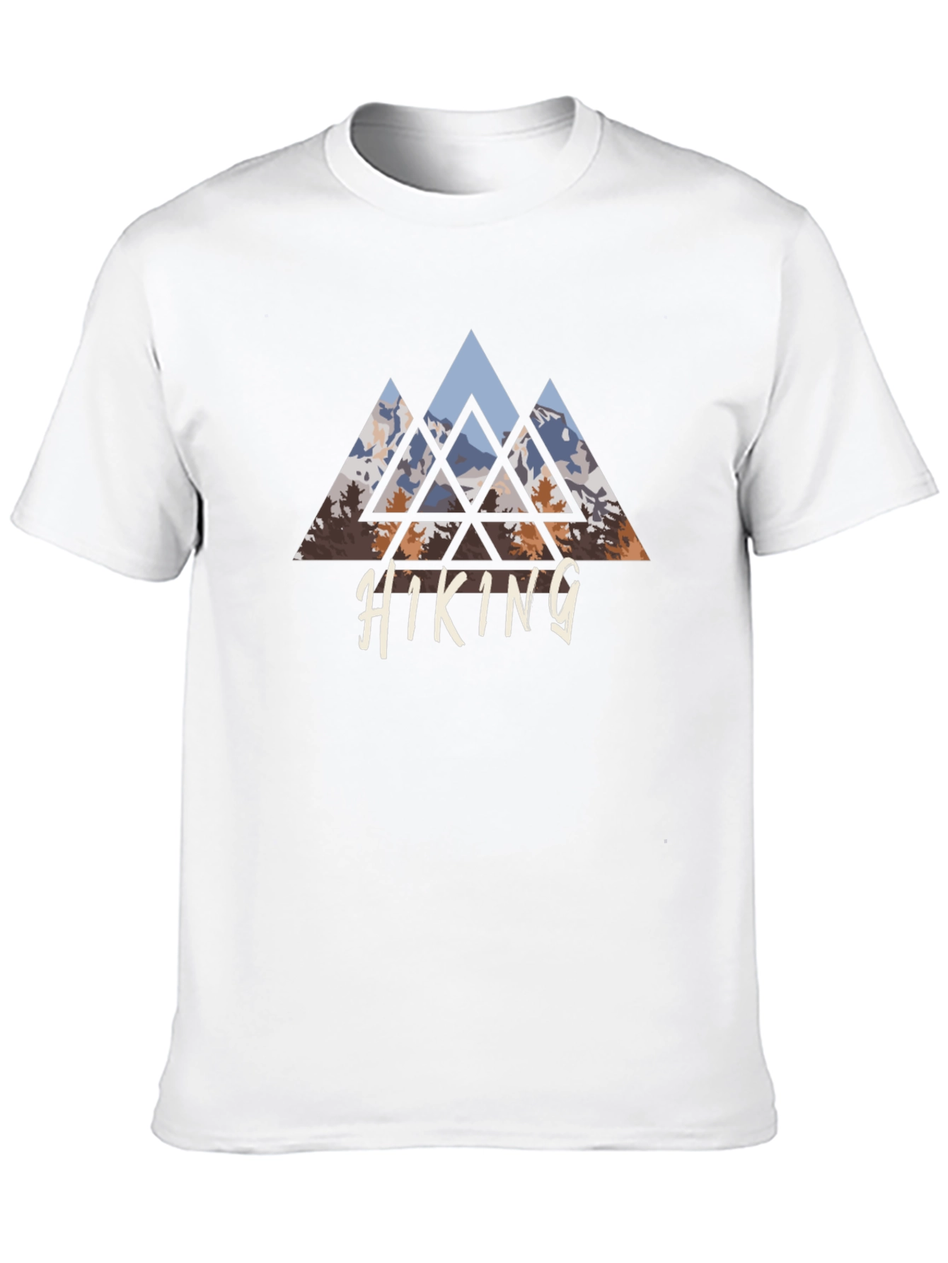 Hiking Mountain Graphic Tee - Black