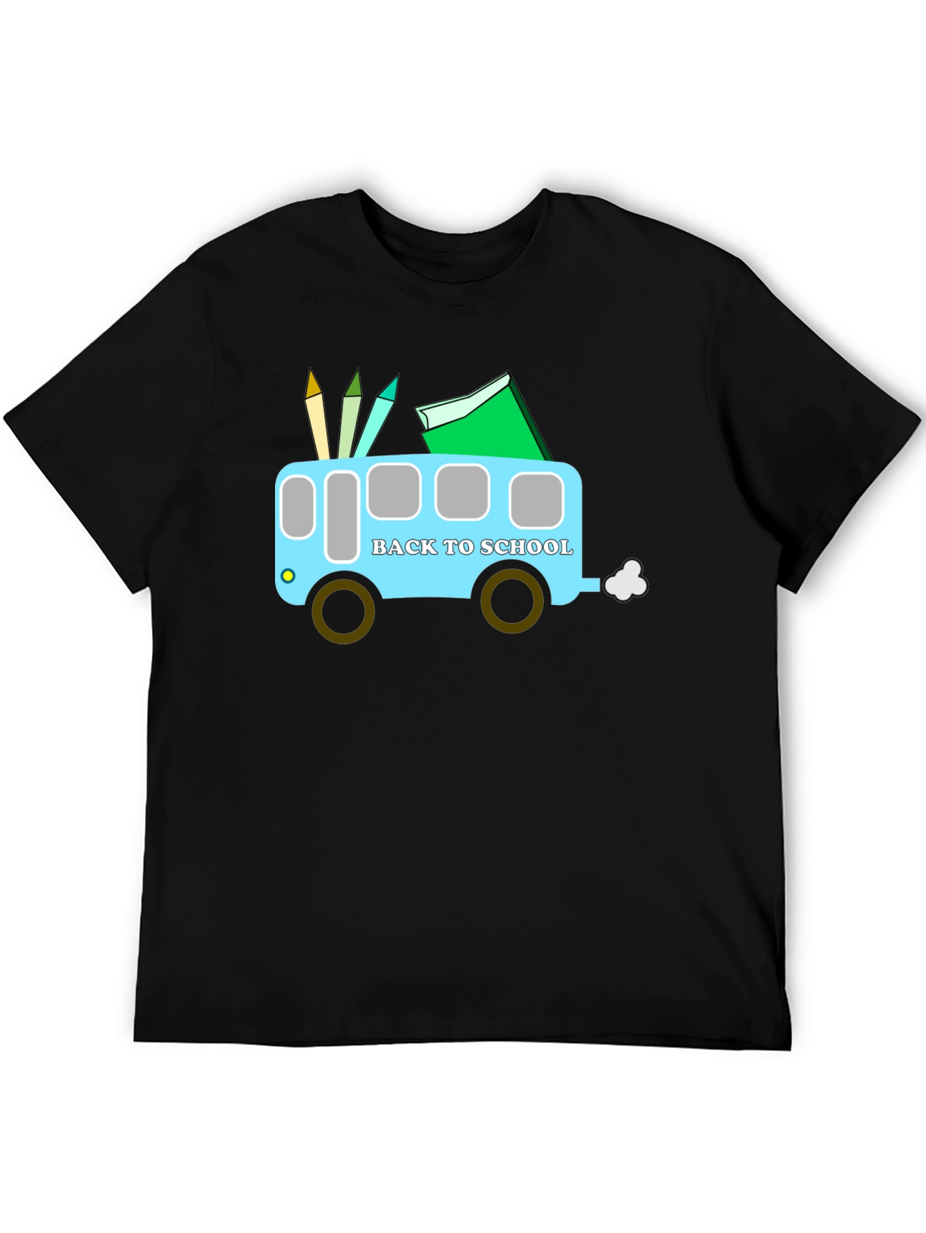 Back to School Bus Graphic T-Shirt
