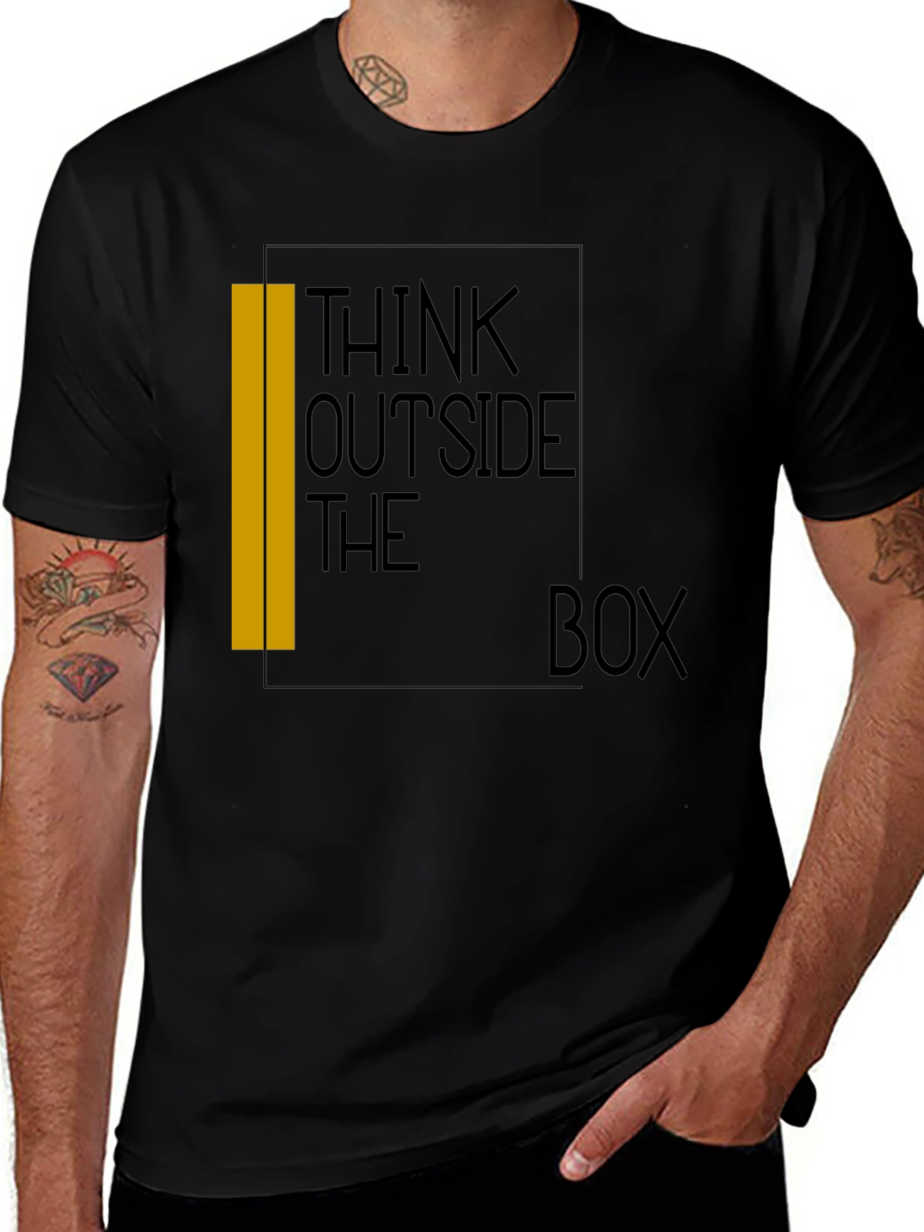 Think Outside the Box Graphic Tee