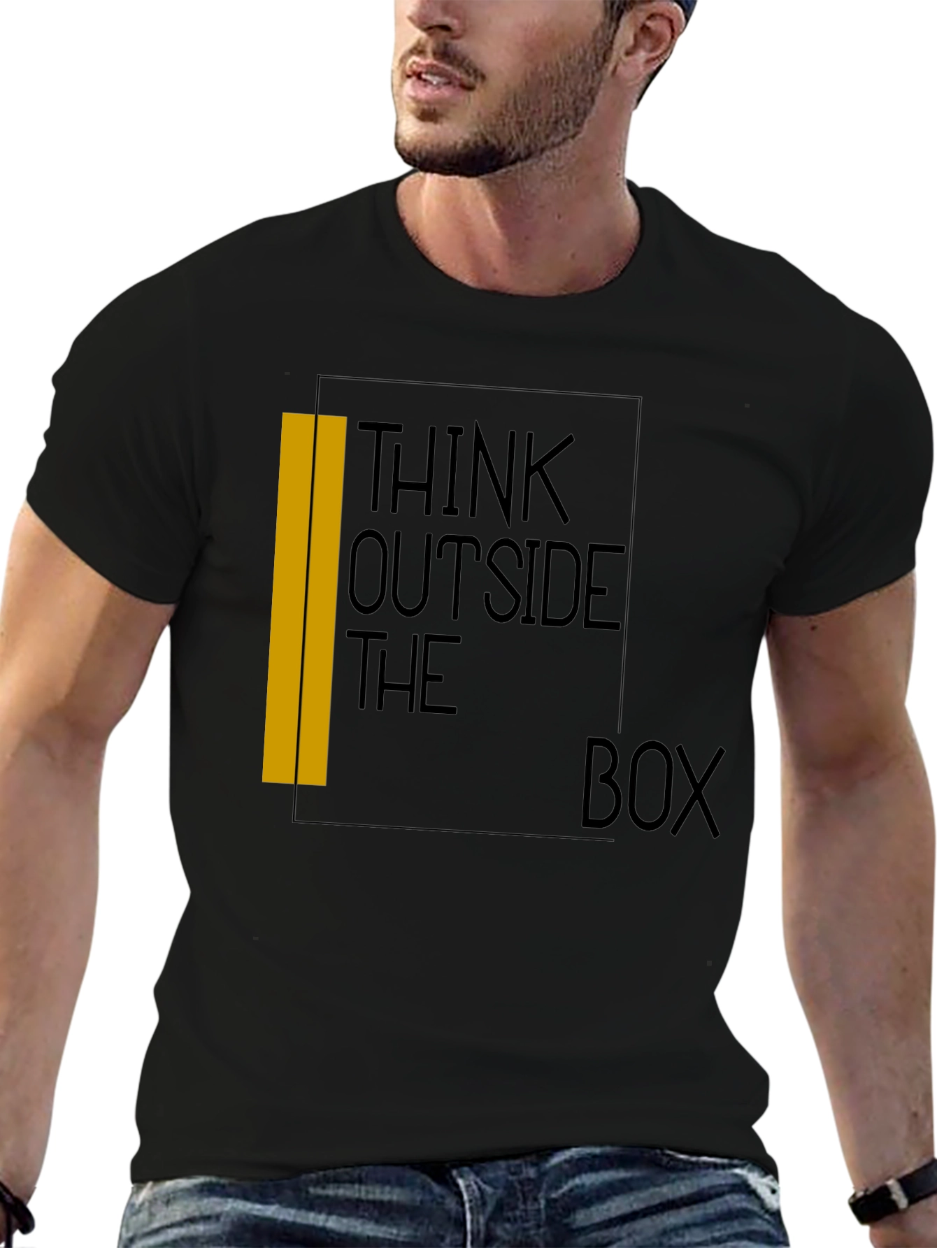 Think Outside the Box Graphic Tee