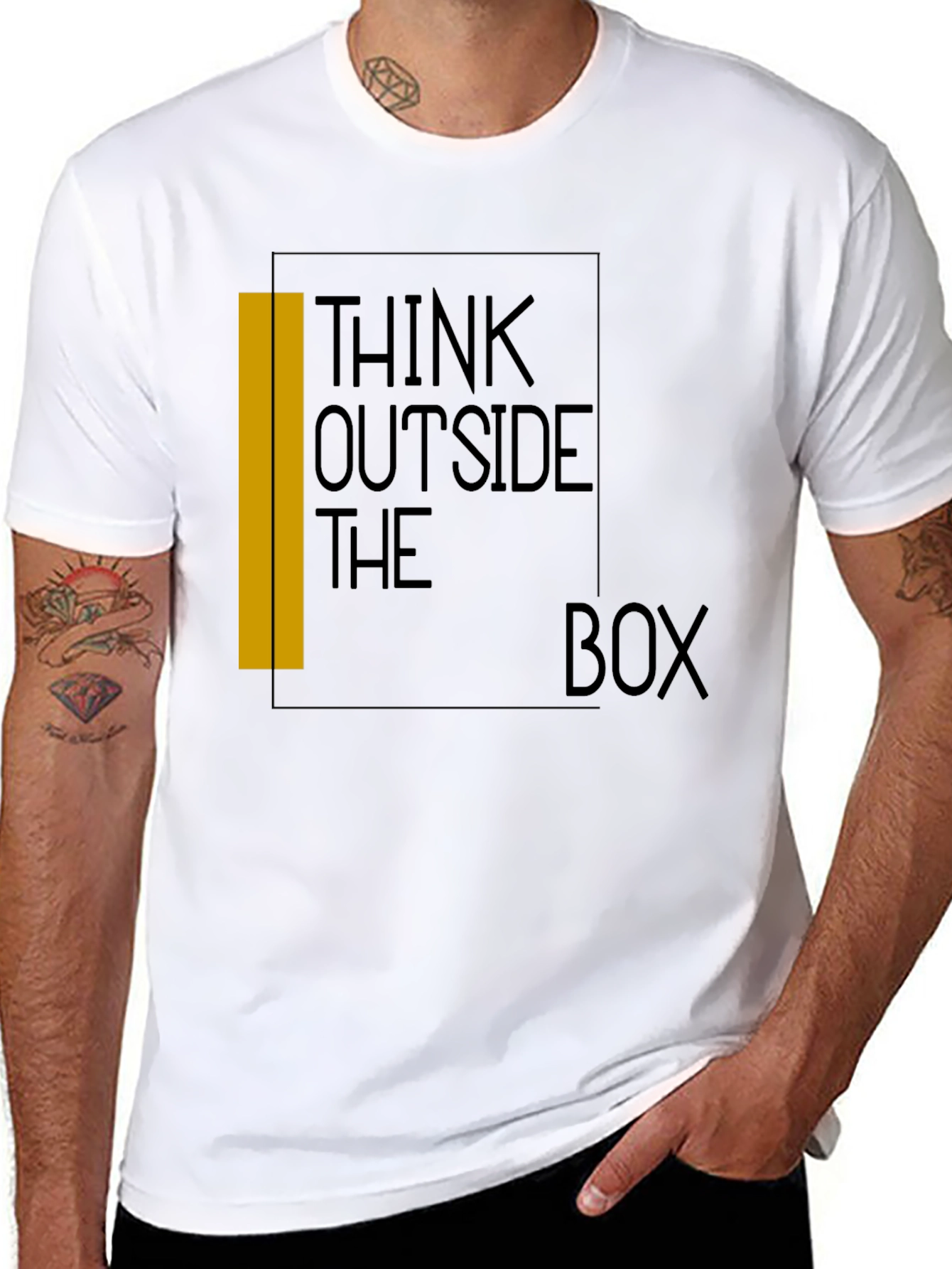 Think Outside the Box Graphic Tee
