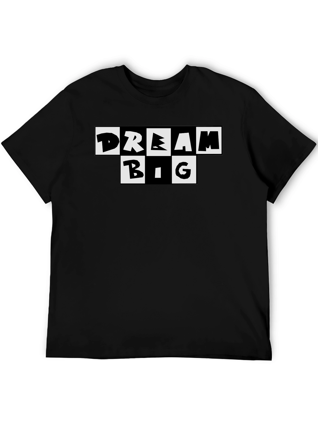Dream Big Black Graphic Tee