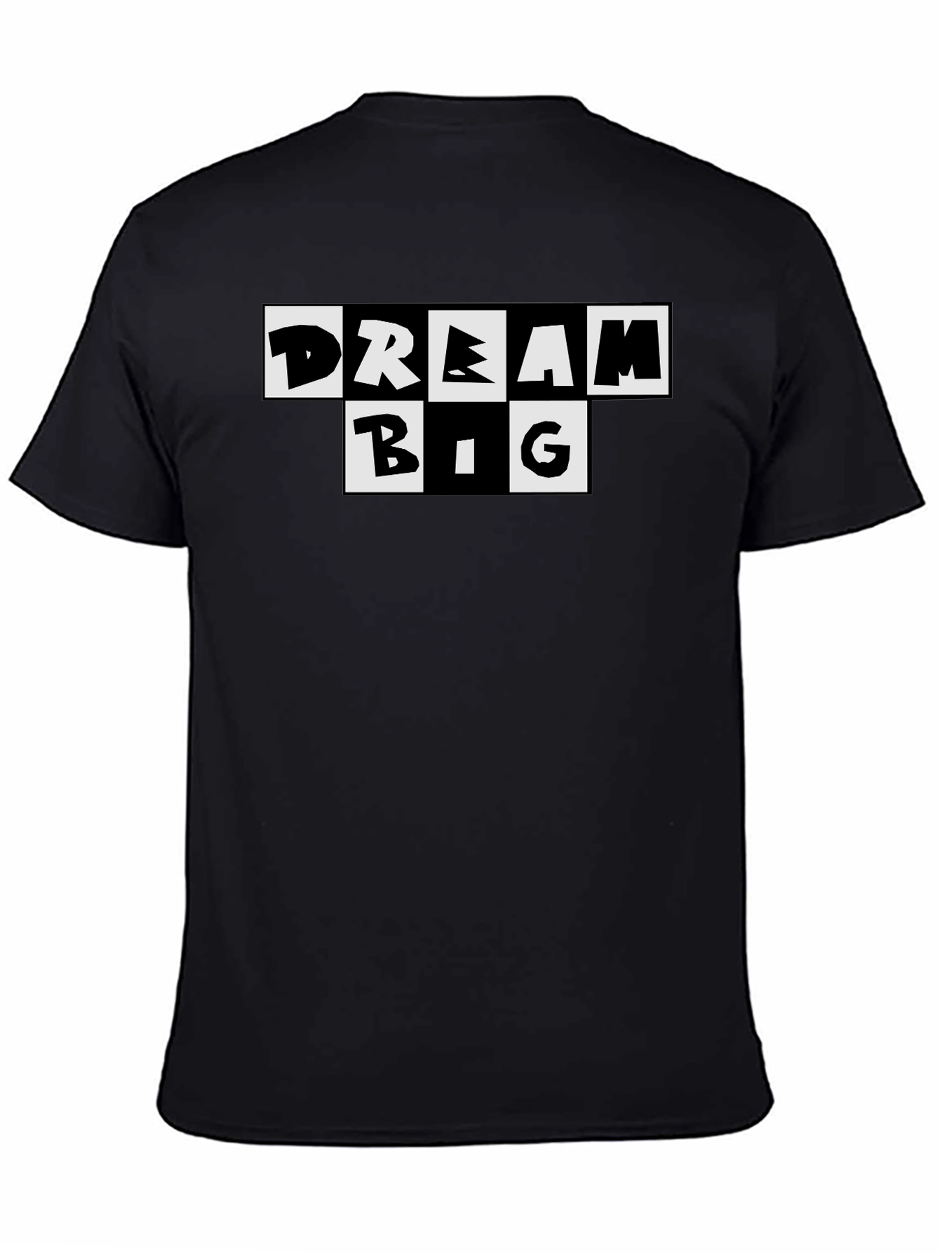 Dream Big Black Graphic Tee
