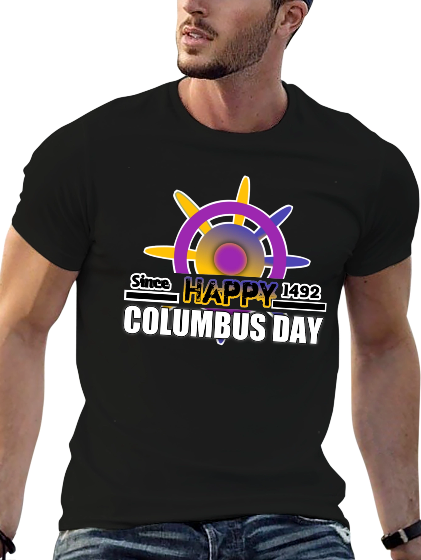 Columbus Day T-Shirt - Happy Columbus Day Since 1492