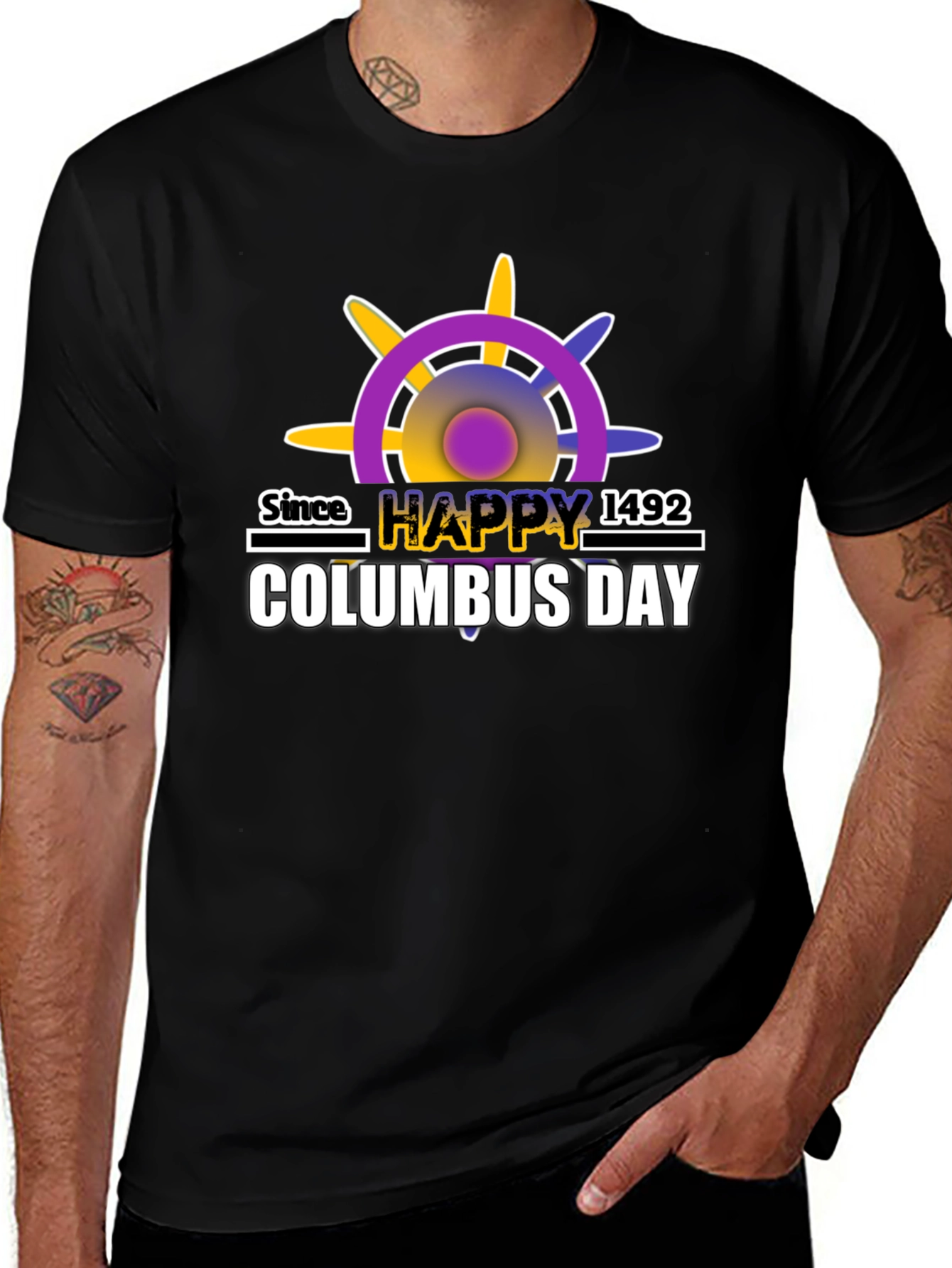 Columbus Day T-Shirt - Happy Columbus Day Since 1492